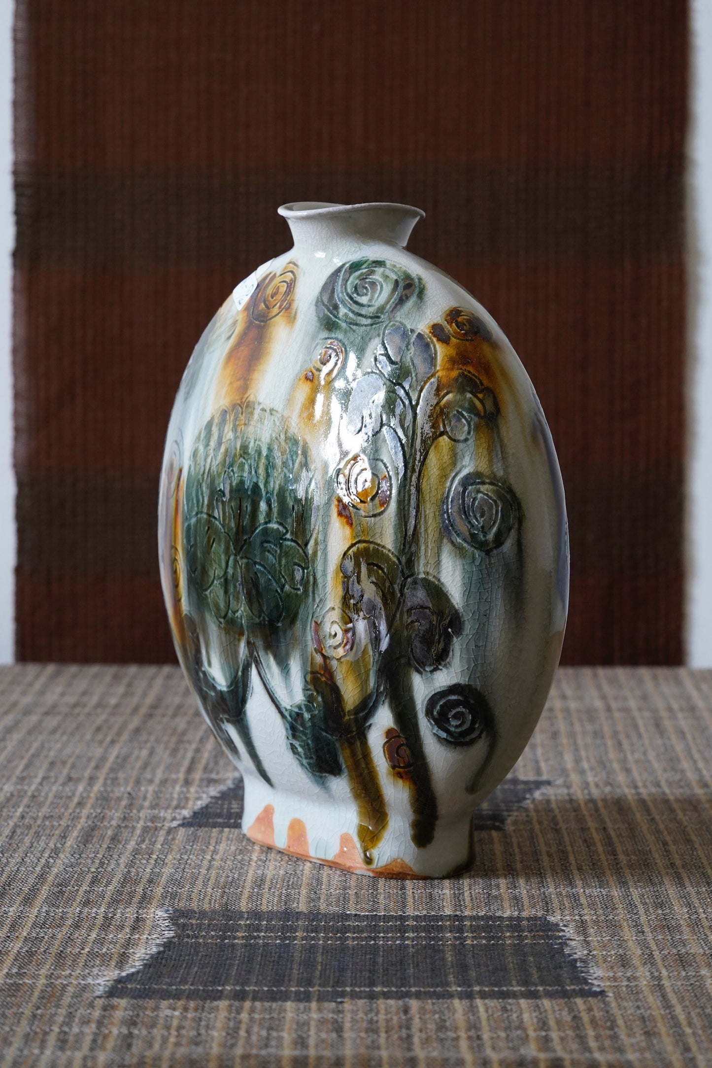 Henko Vase "Tetsu-e Senkoku" | MIT-V010