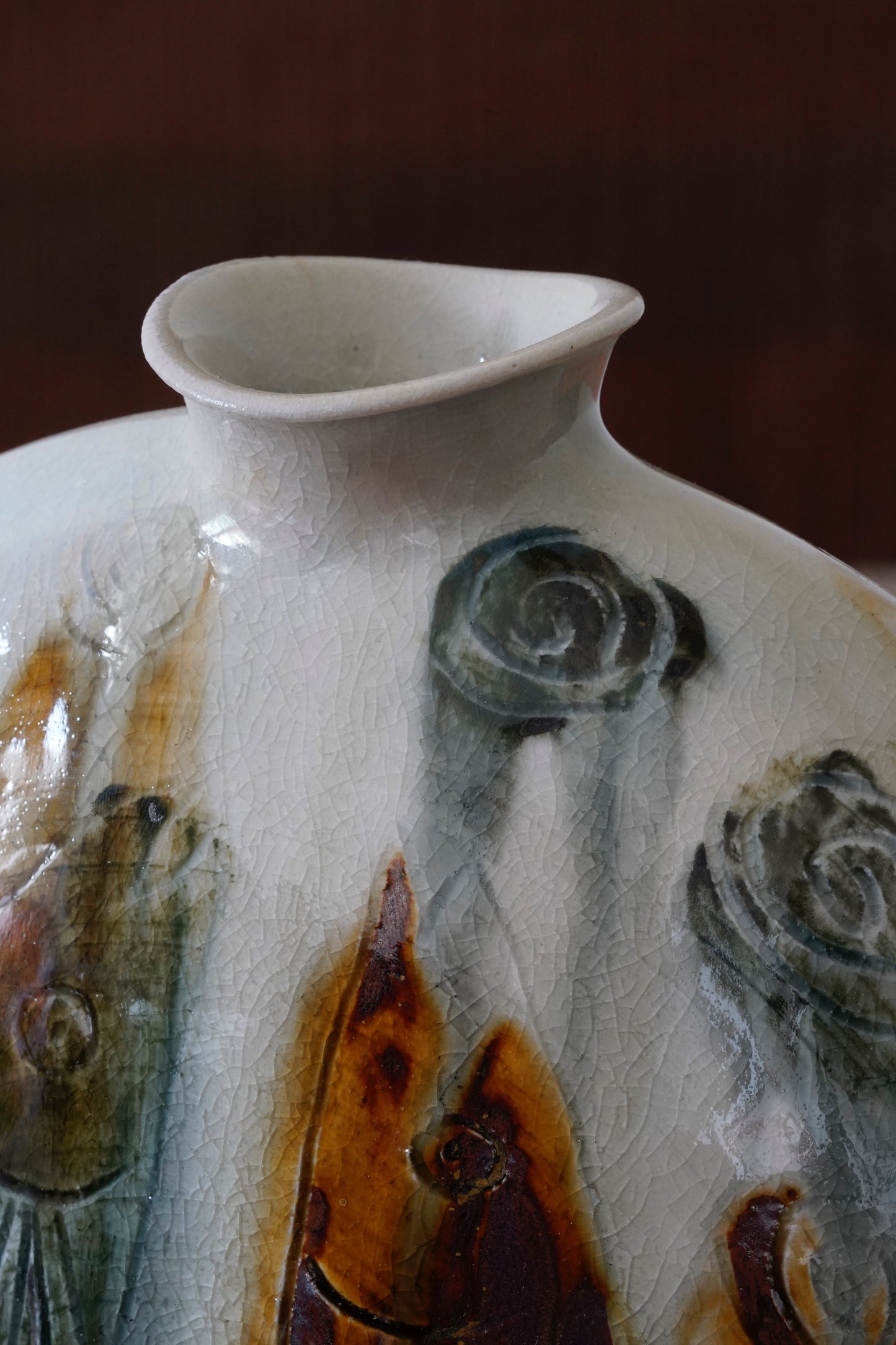 Henko Vase "Tetsu-e Senkoku" | MIT-V010