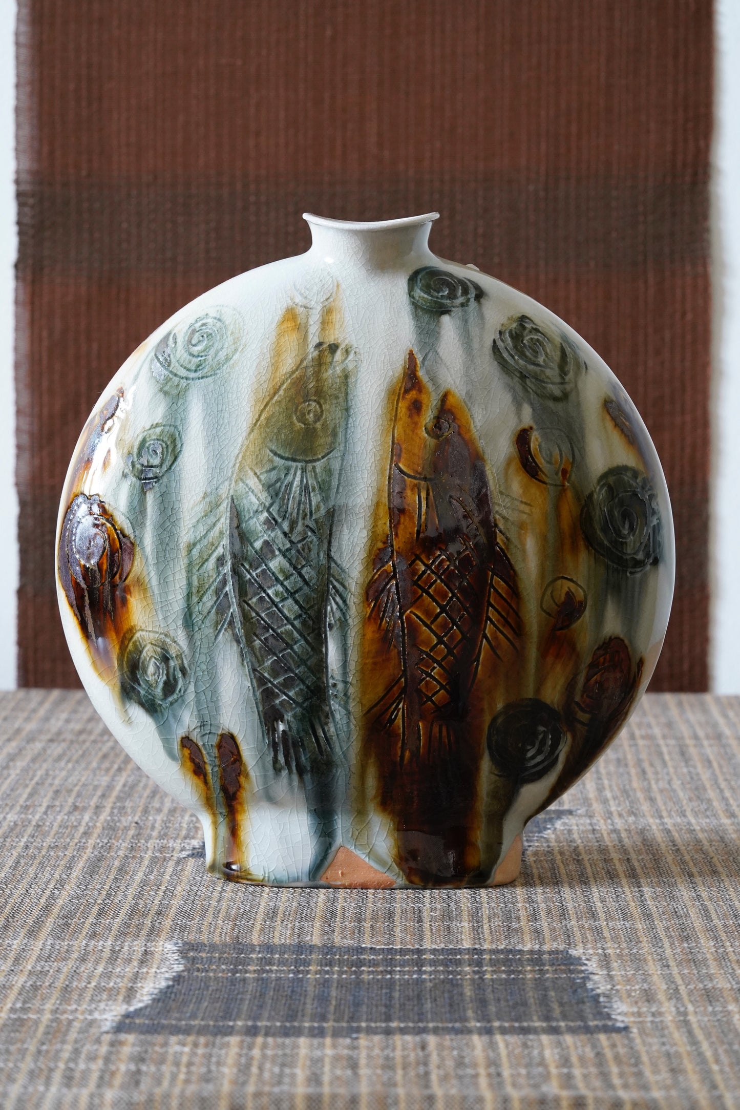 Henko Vase "Tetsu-e Senkoku" | MIT-V010