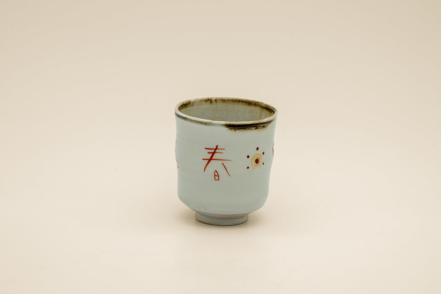 Tea Cup "Aka-e" 春蕪秋野 | MIT-C015B