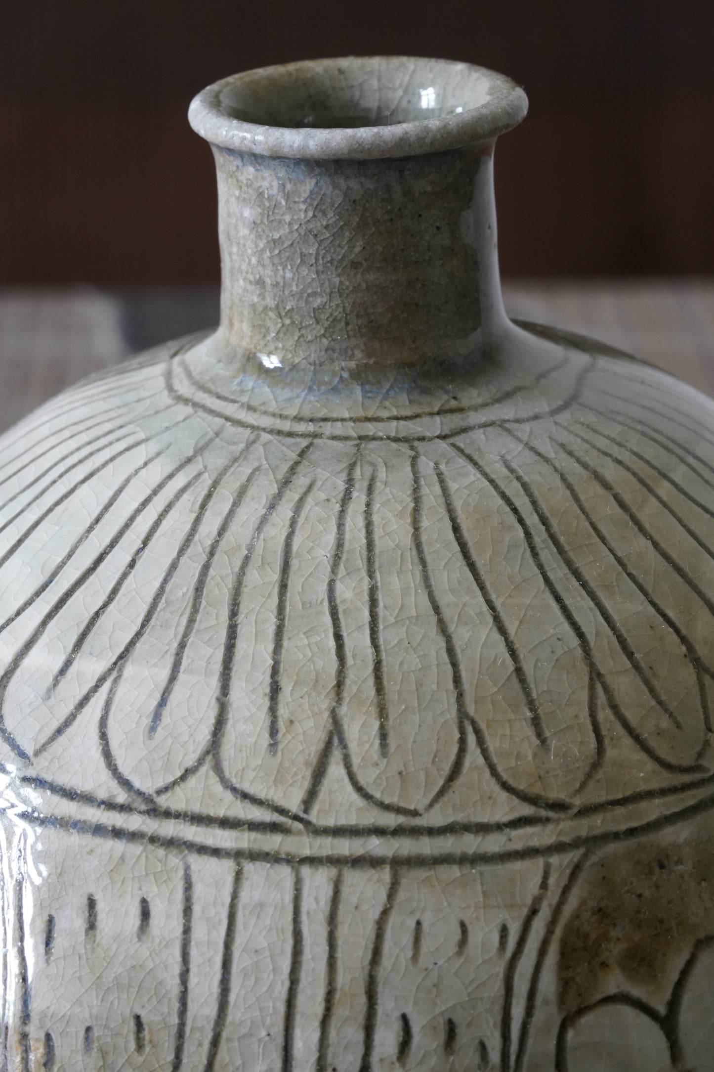 Henko Vase "Buncheong Kakiotoshi" | MIT-V007
