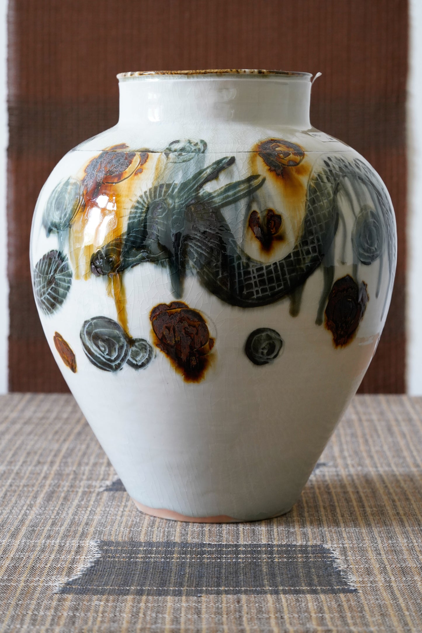 Vase "Tetsu-e Senkoku" | MIT-V009