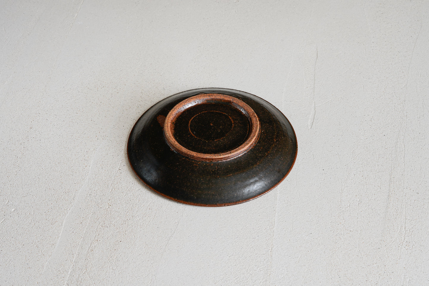 Black Glaze Plate 17.5cm | MIT-P042
