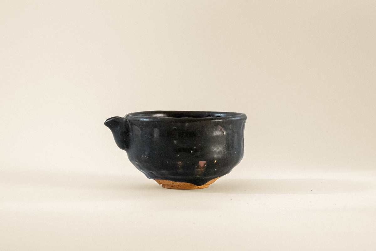Black Glaze Katakuchi by Tasuku Mitsufuji