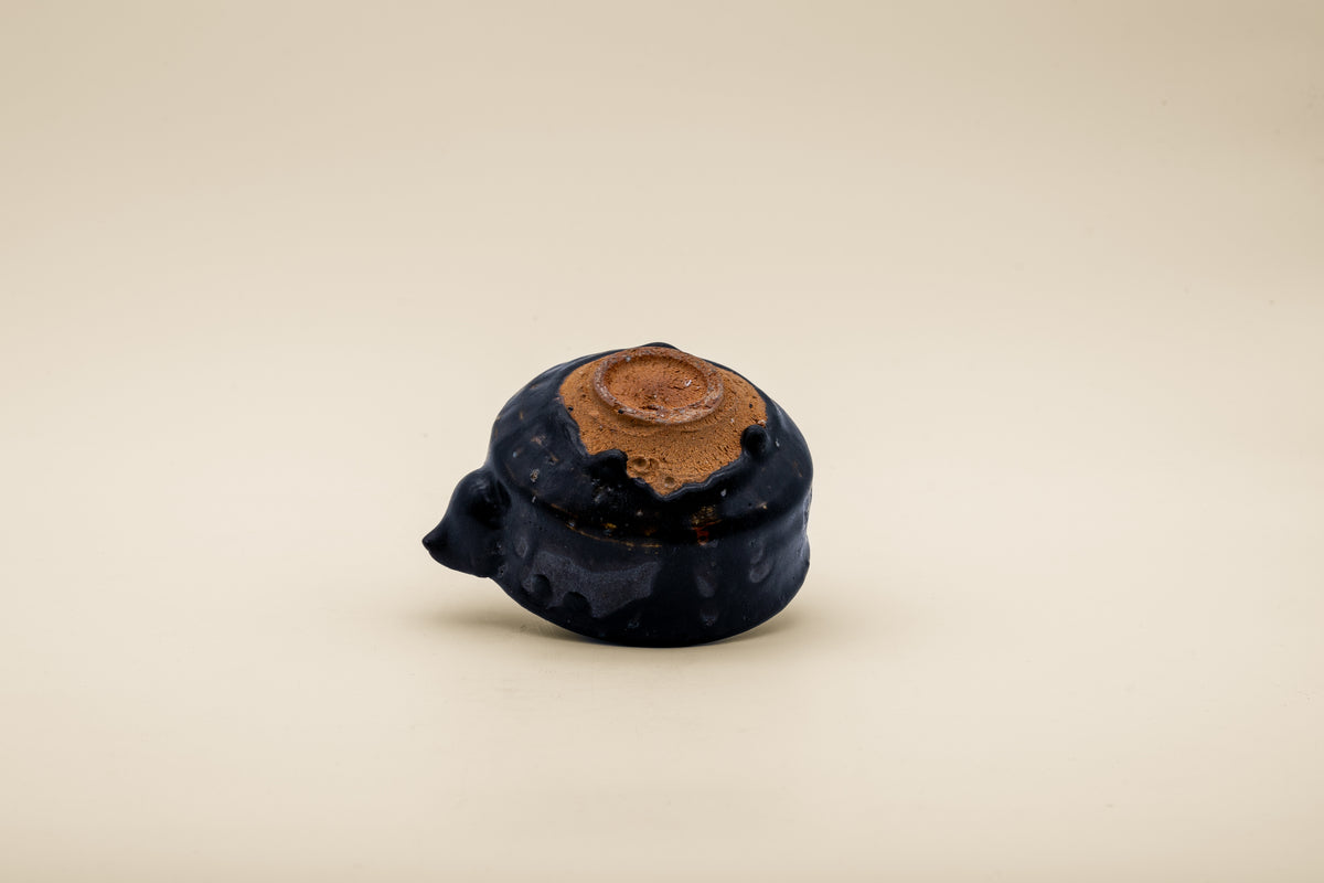 Black Glaze Katakuchi by Tasuku Mitsufuji