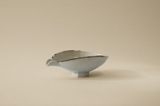 White Porcelain Katakuchi Bowl | MIT-B008