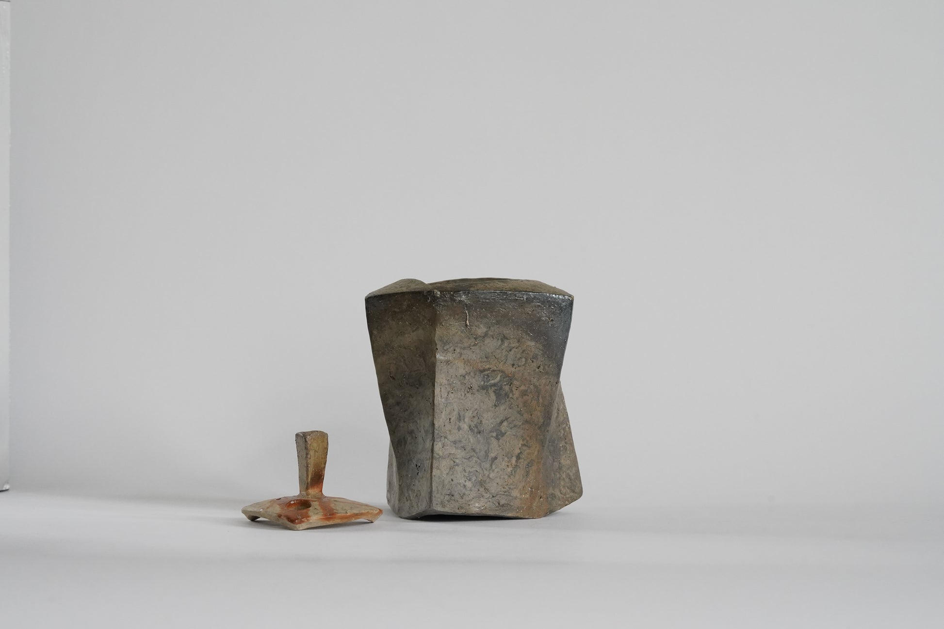 Bizen Incense Burner - "Shizen Nerikomi” by Hiroshi Toyofuku