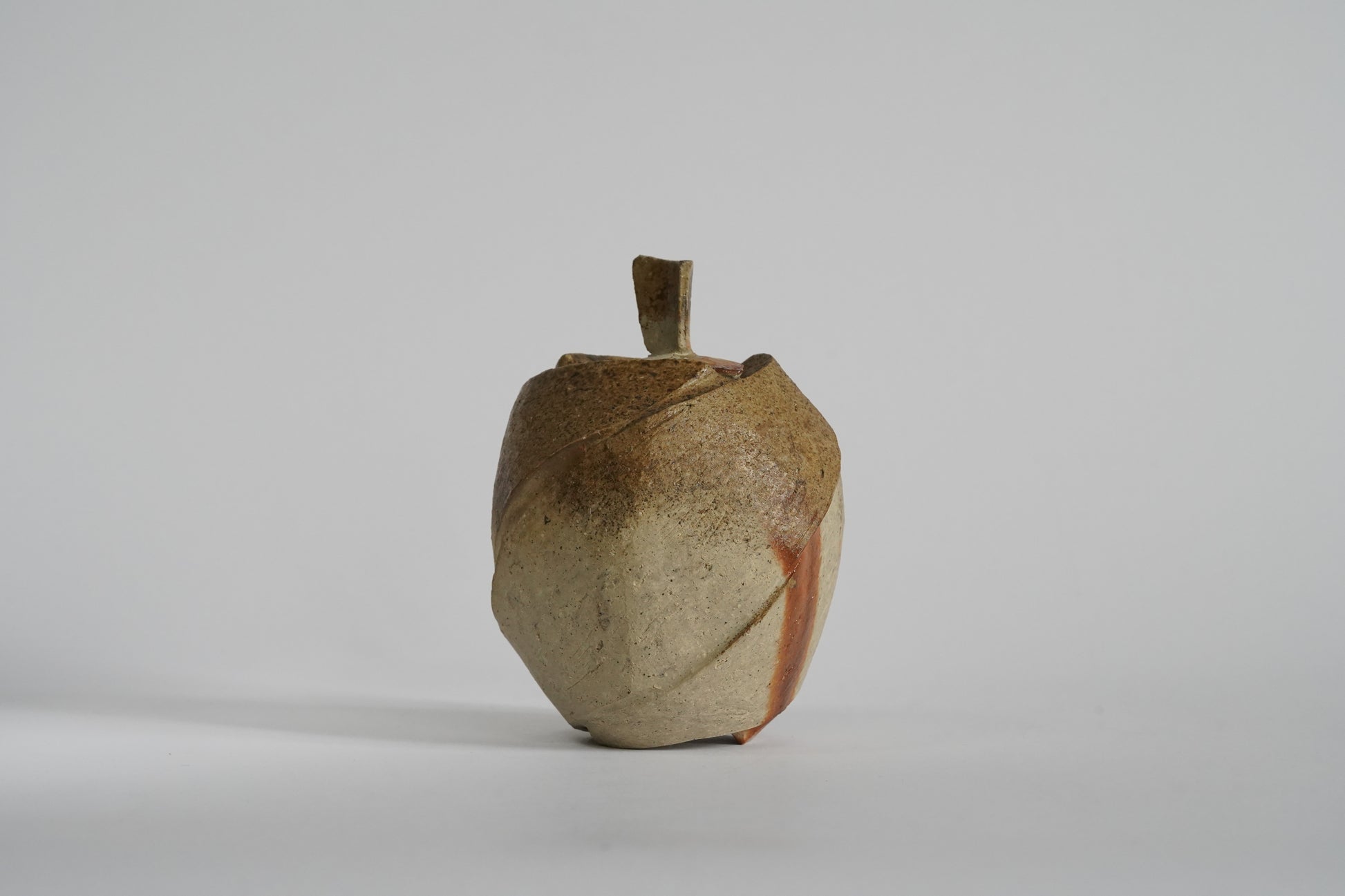 Bizen Incense Burner - "Shizen Nerikomi” by Hiroshi Toyofuku