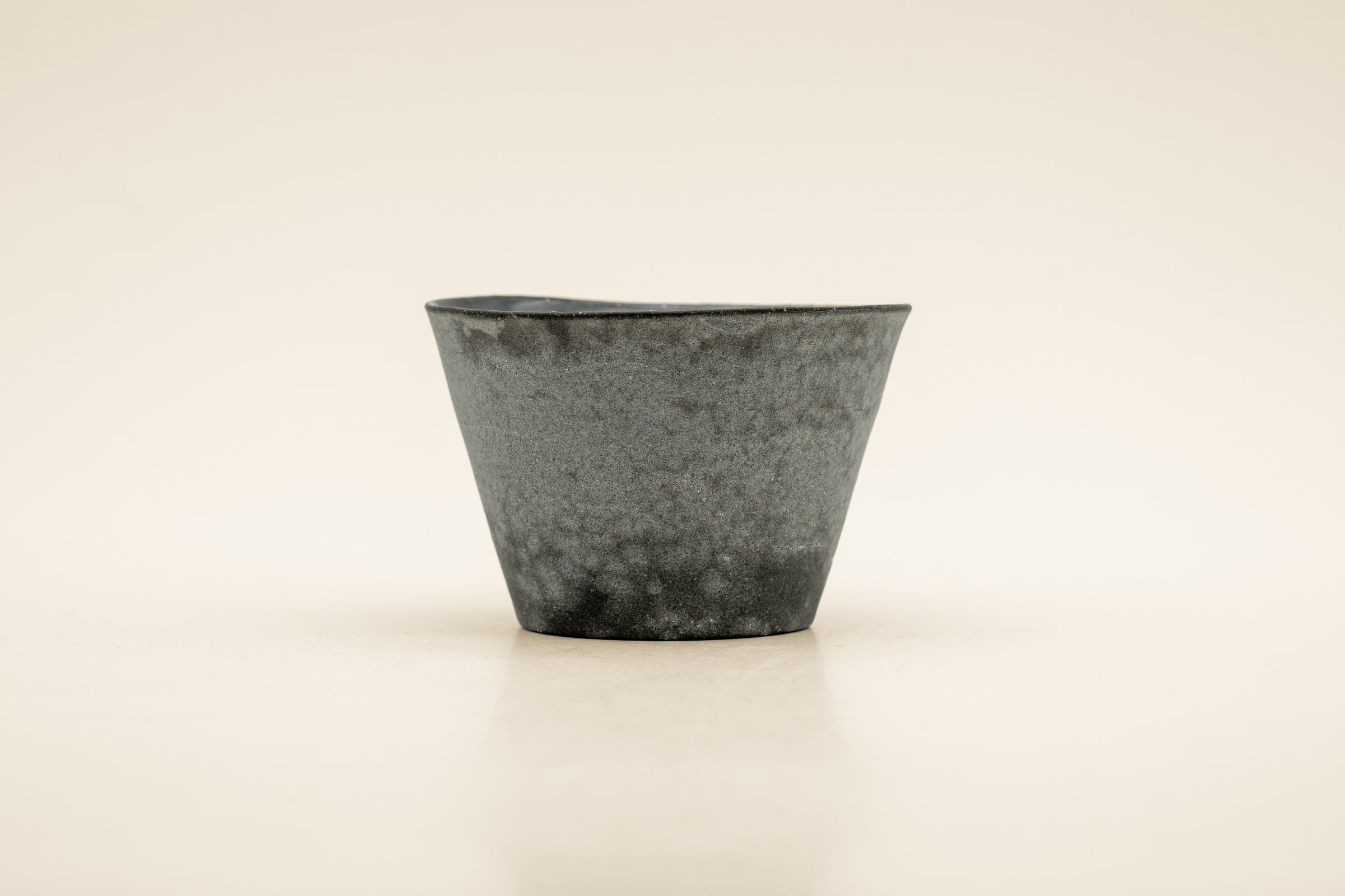 Black Clay Cup by Kenji Omori