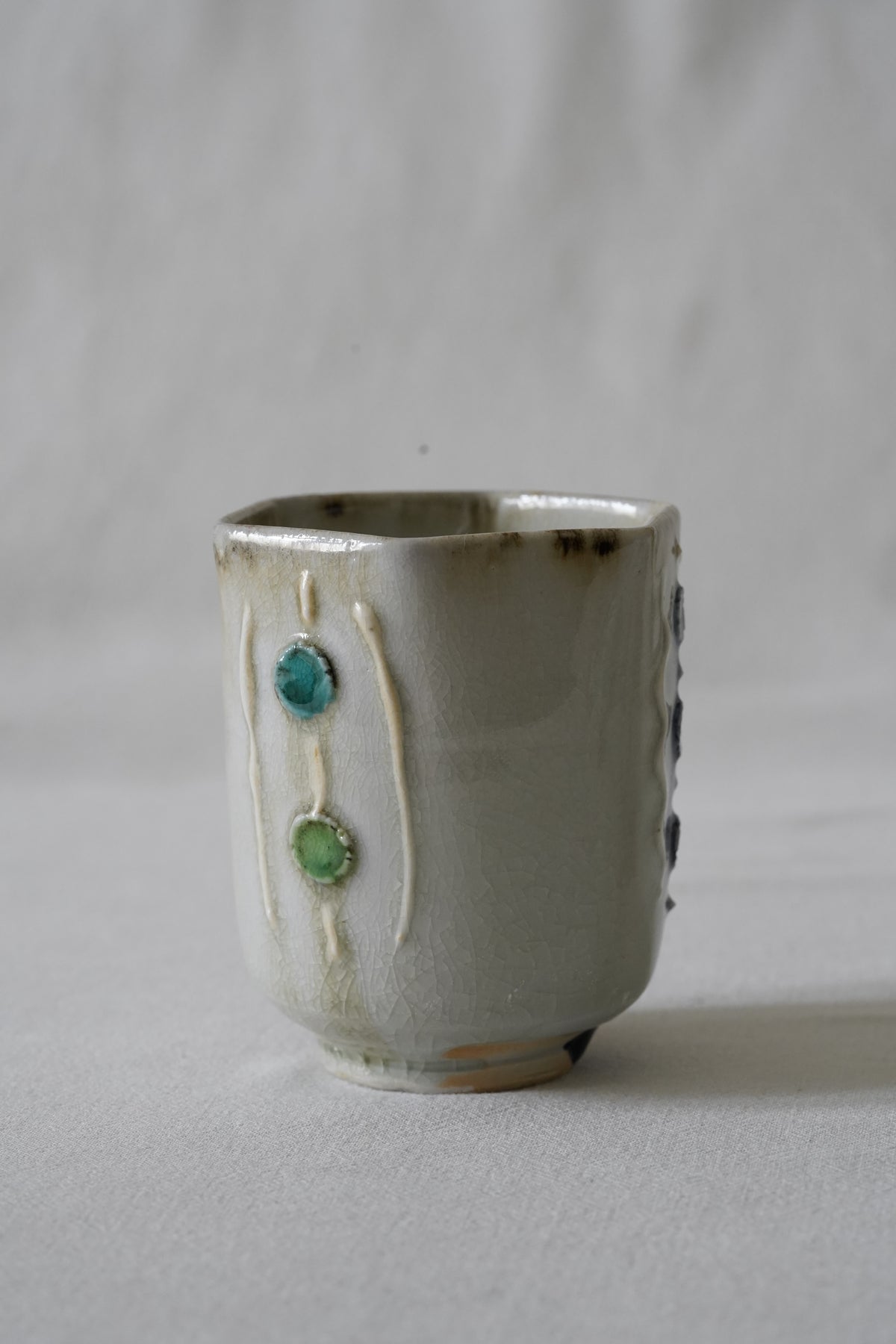 Tea Cup "Iro-e" - Hexagon by Tasuku Mitsufuji