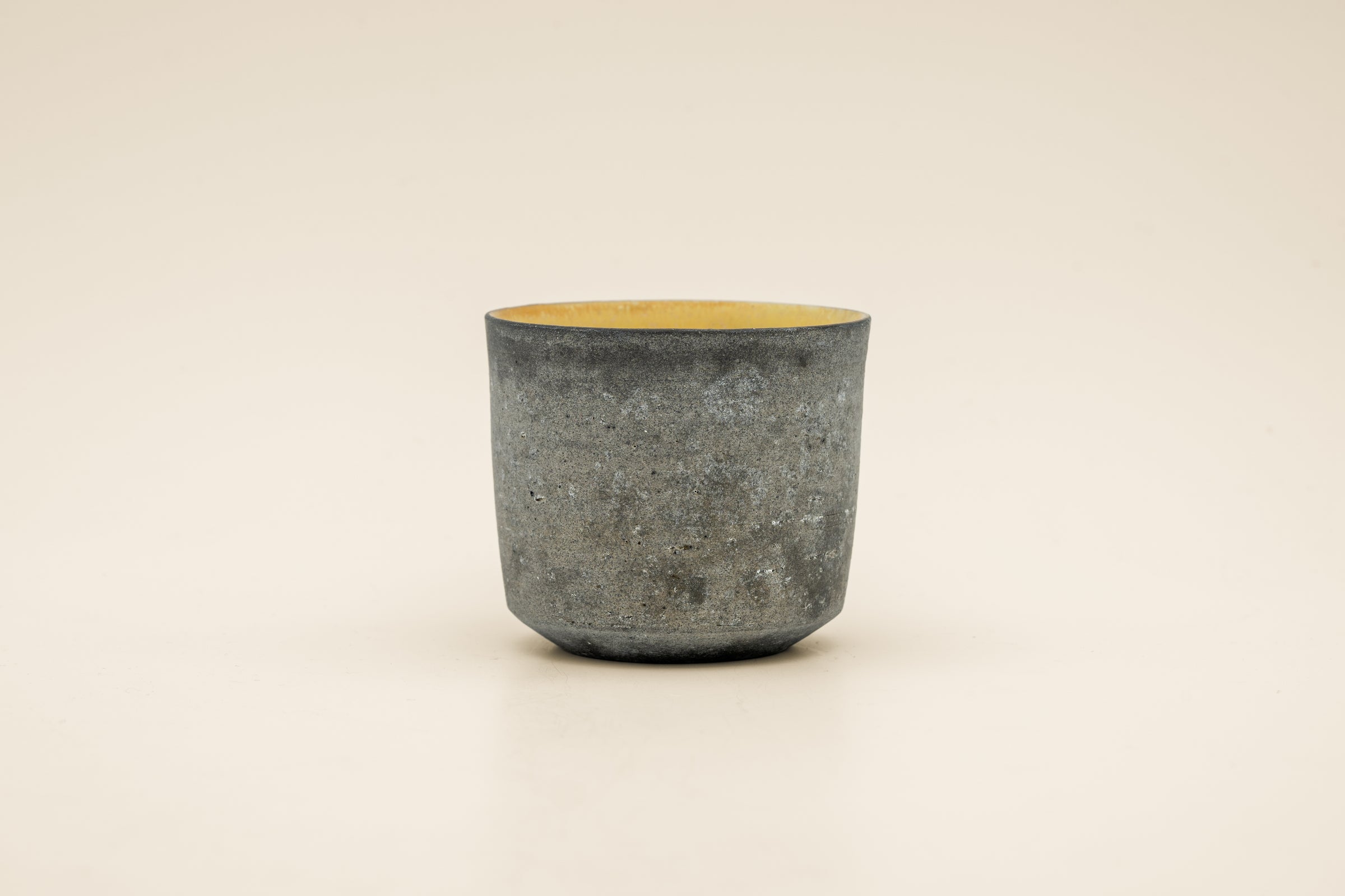 Black Clay Cup by Kenji Omori