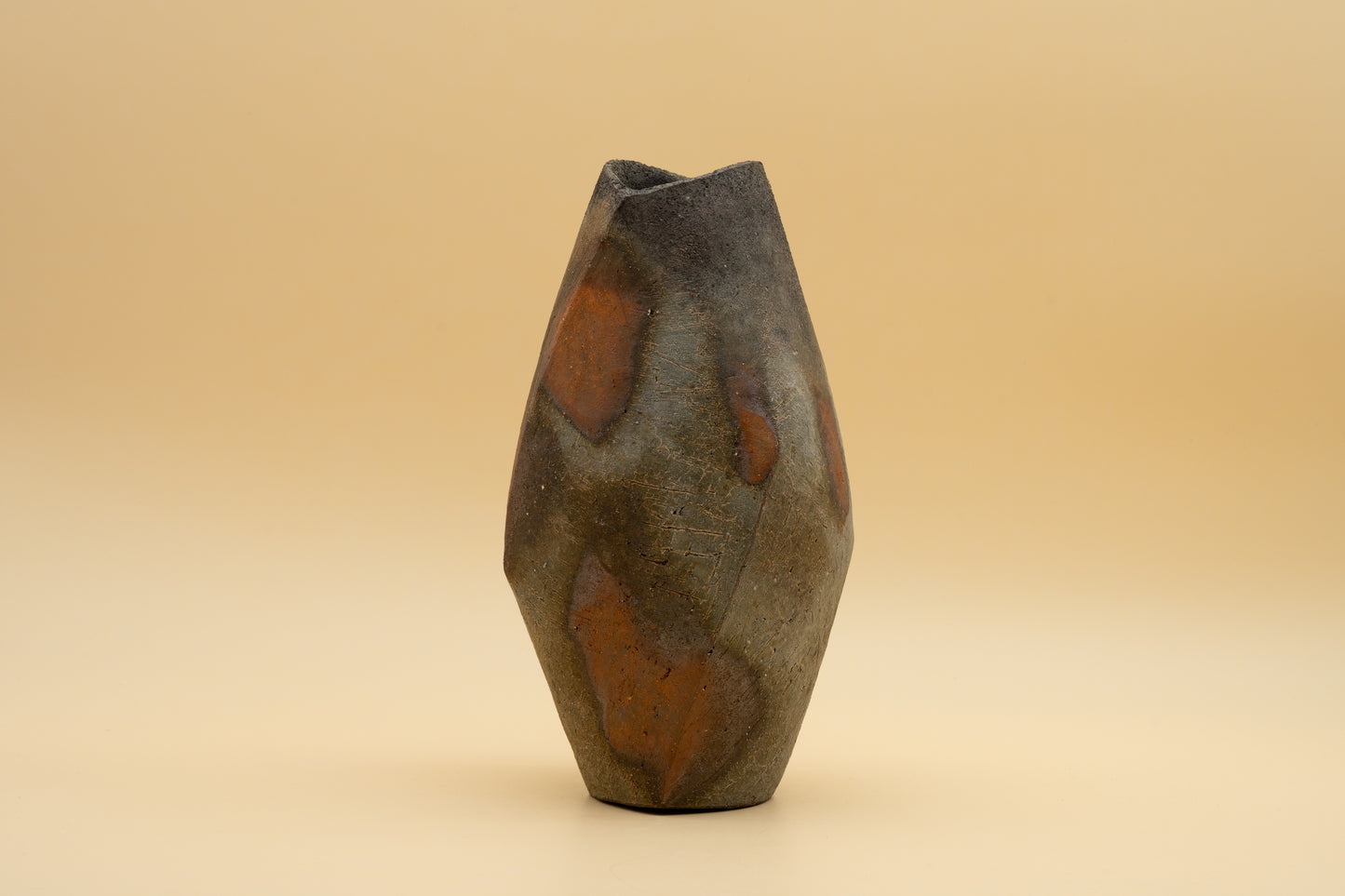 Bizen Flower Vase - "Shizen Nerikomi” | TOH-V005