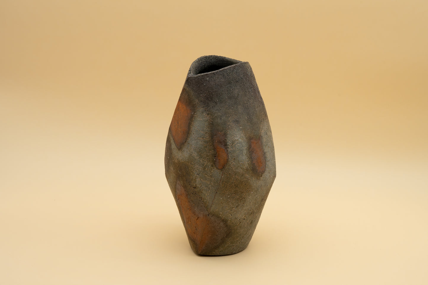 Bizen Flower Vase - "Shizen Nerikomi” | TOH-V005