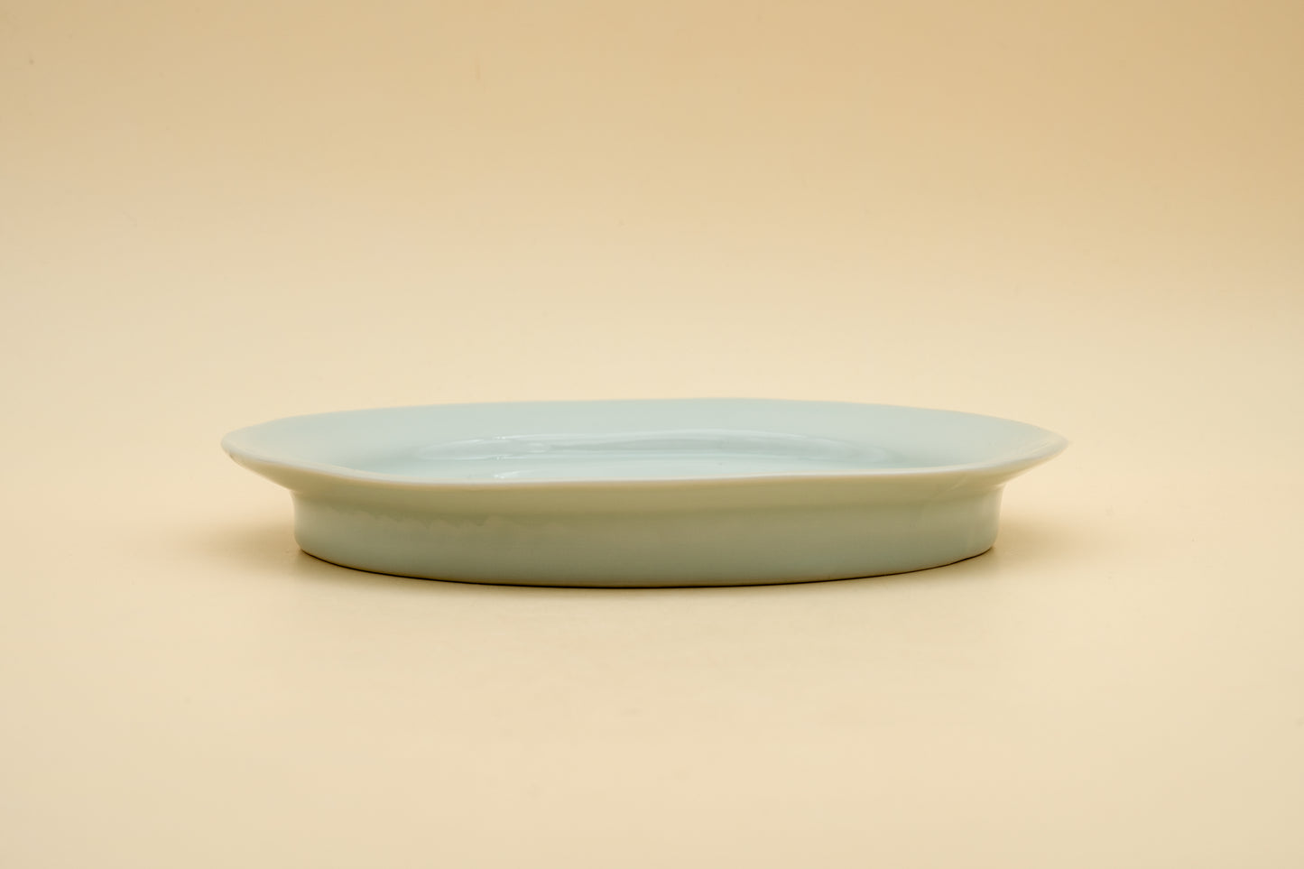 Rimmed Porcelain Plate (M) | WAK-S003