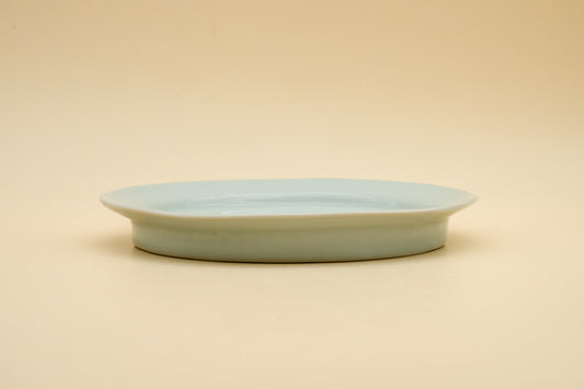 Rimmed Porcelain Plate (M) | WAK-S003