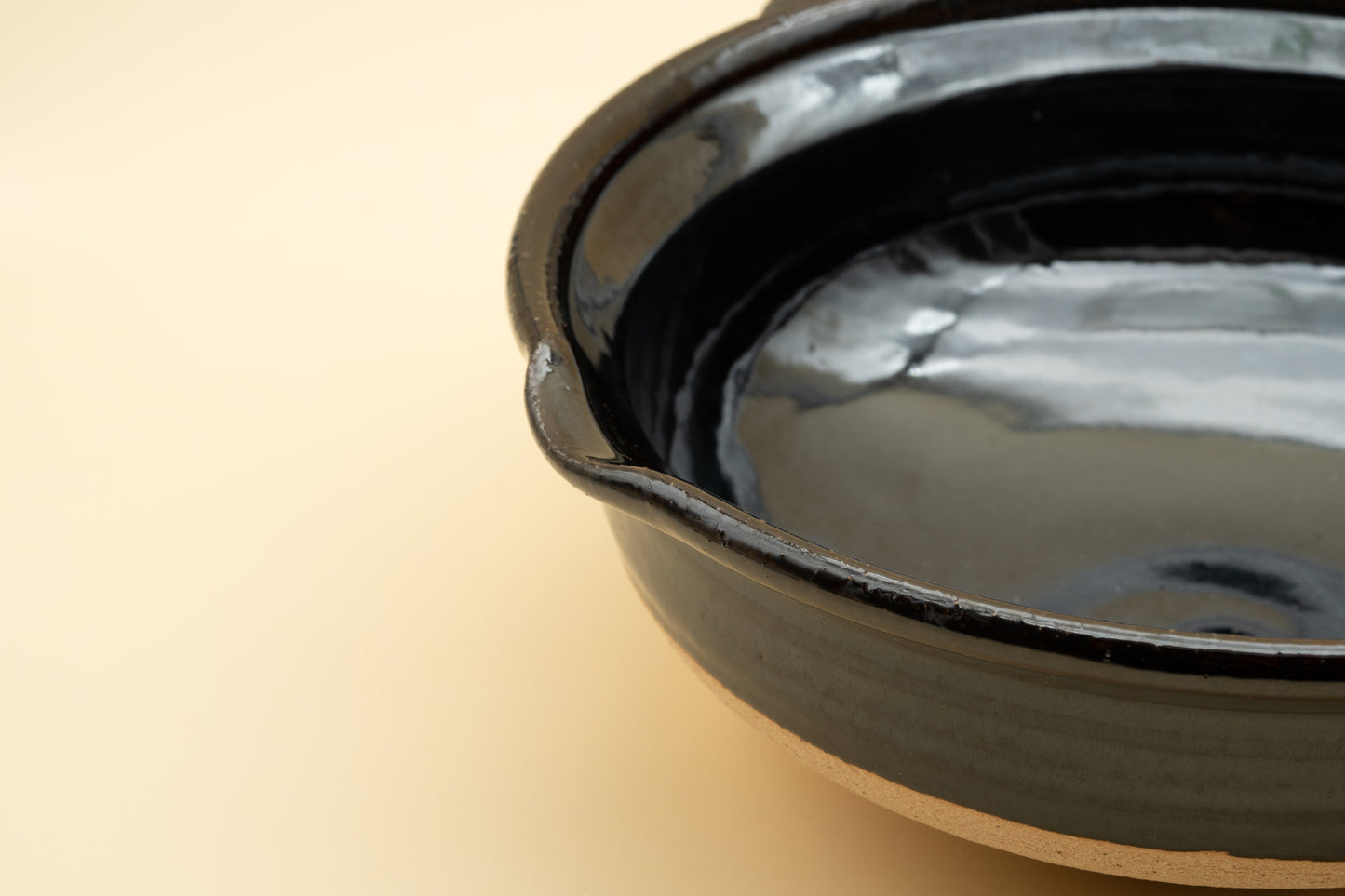 Donabe Clay Pot "Kuro" 31.5cm | DOR-D004