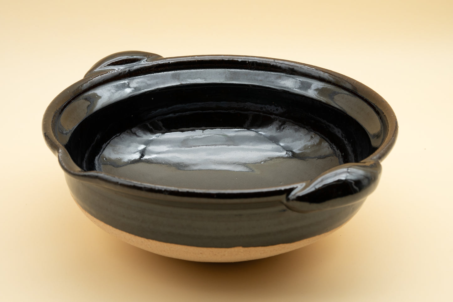 Donabe Clay Pot "Kuro" 28.5cm | DOR-D003