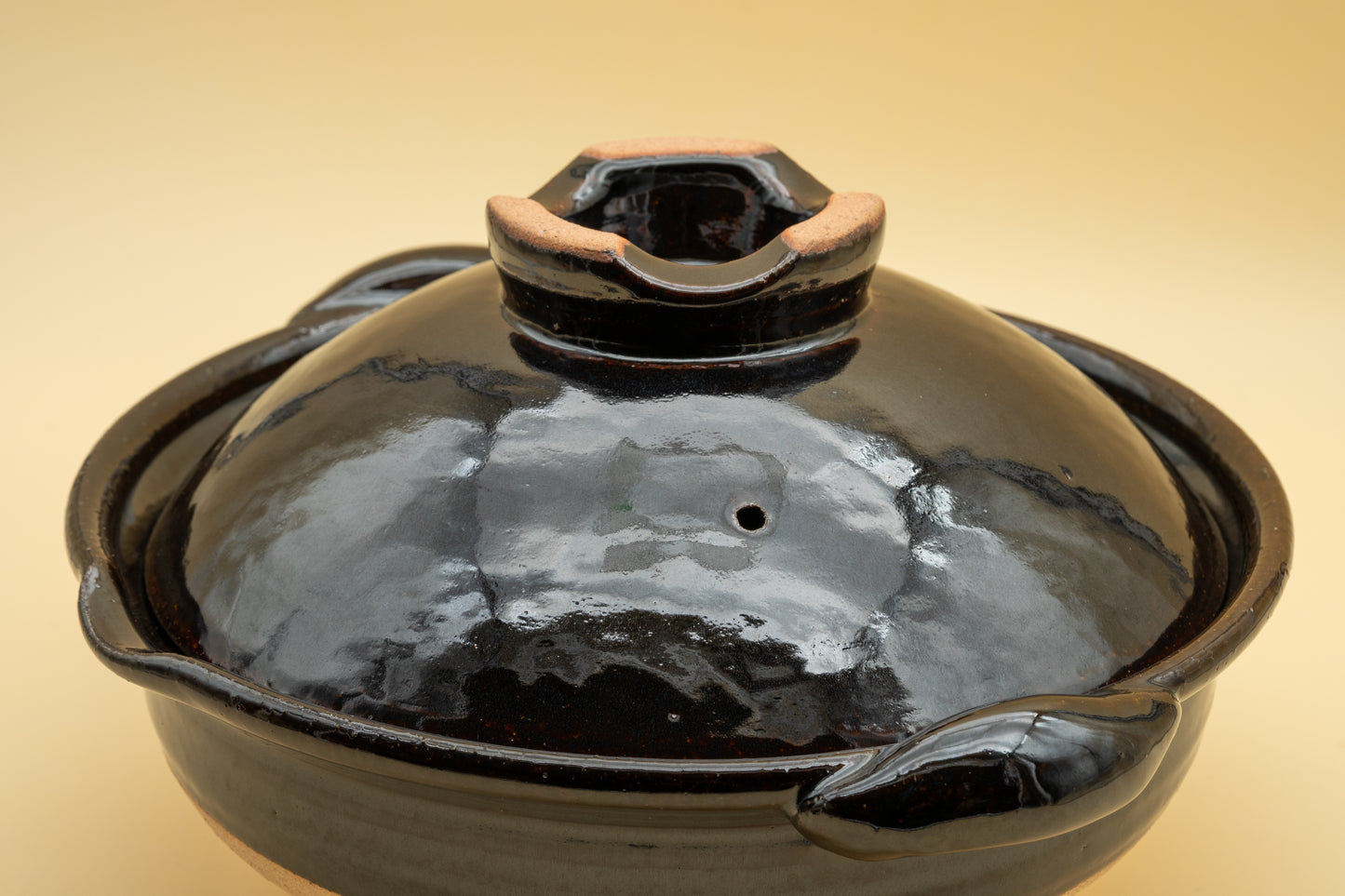 Donabe Clay Pot "Kuro" 31.5cm | DOR-D004