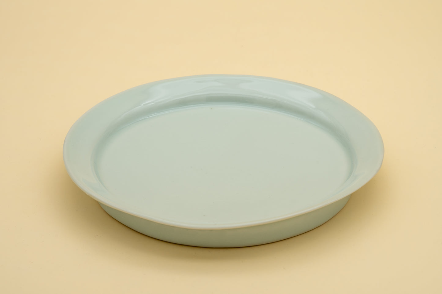 Rimmed Porcelain Plate (M) | WAK-S003