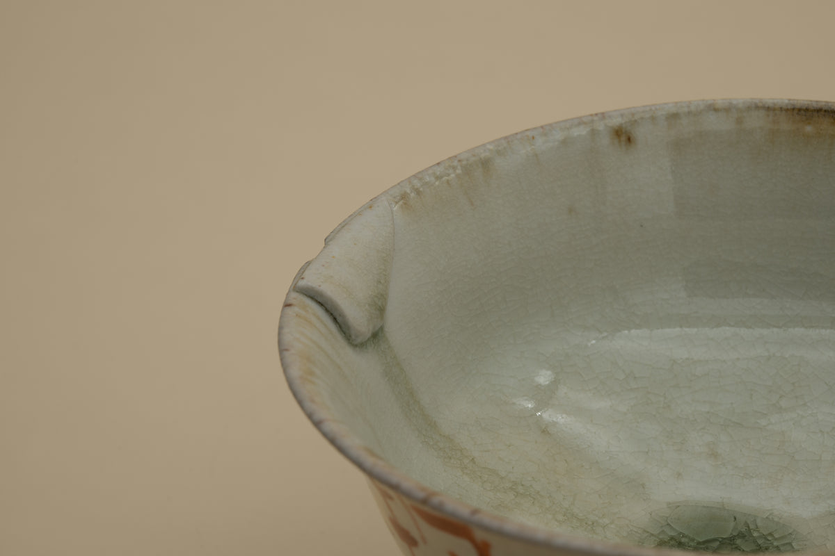 Compote Vessel "Aka-e" by Tasuku Mitsufuji