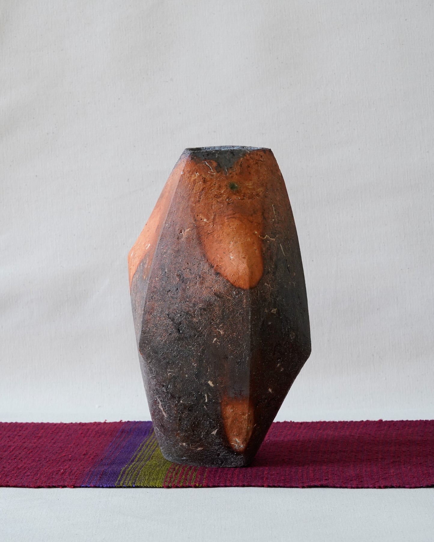 Bizen Flower Vase - "Shizen Nerikomi” | TOH-V007