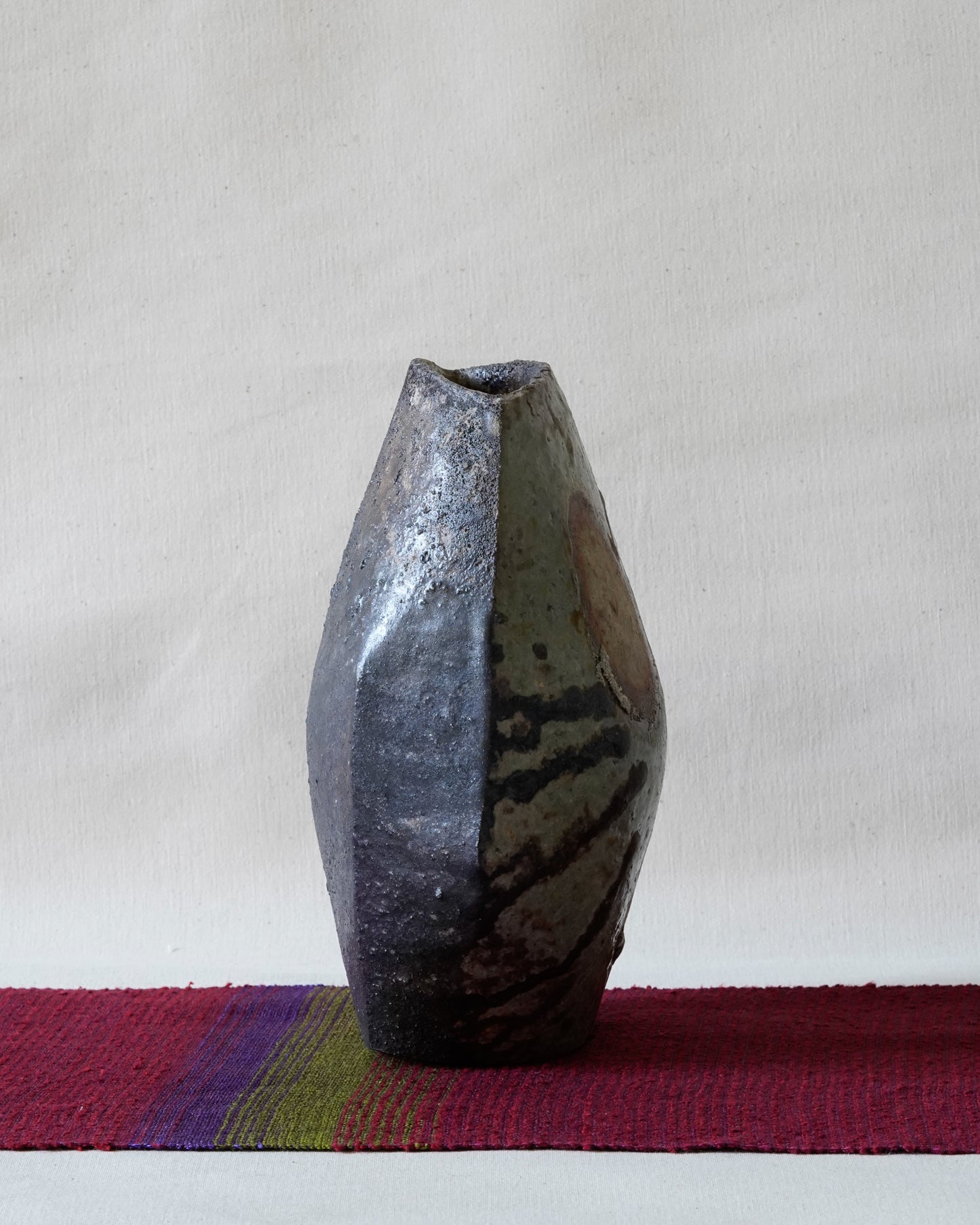 Bizen Flower Vase - "Shizen Nerikomi” | TOH-V006