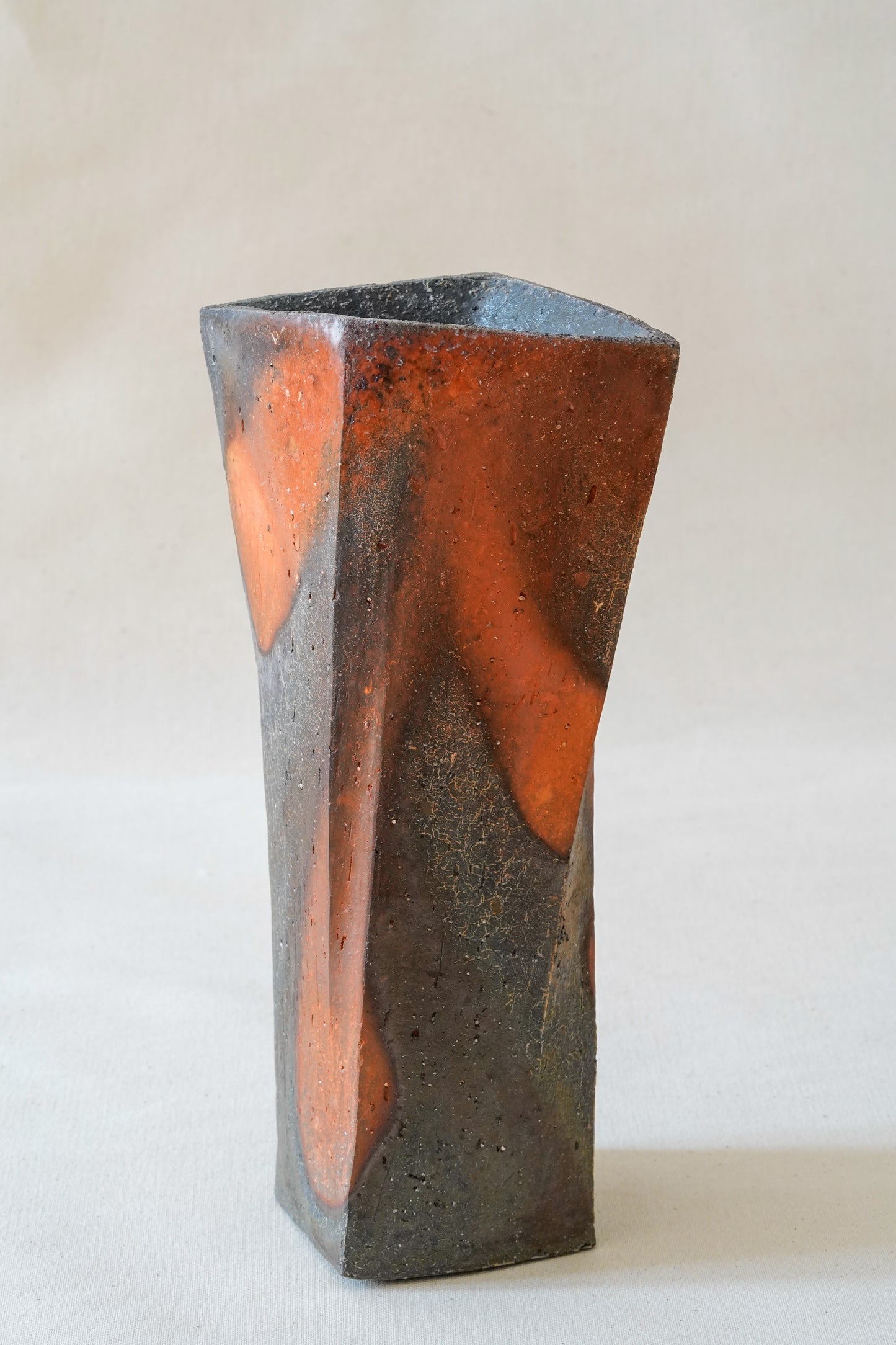 Bizen Flower Vase - "Shizen Nerikomi” | TOH-V002