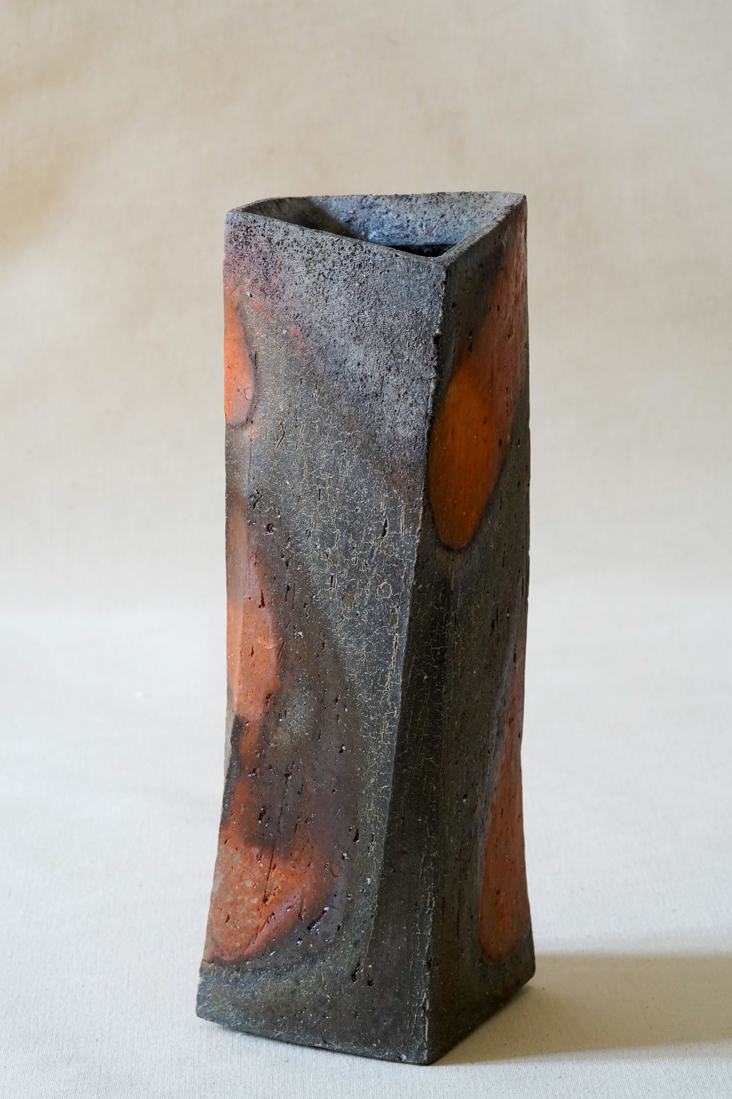 Bizen Flower Vase - "Shizen Nerikomi” | TOH-V002