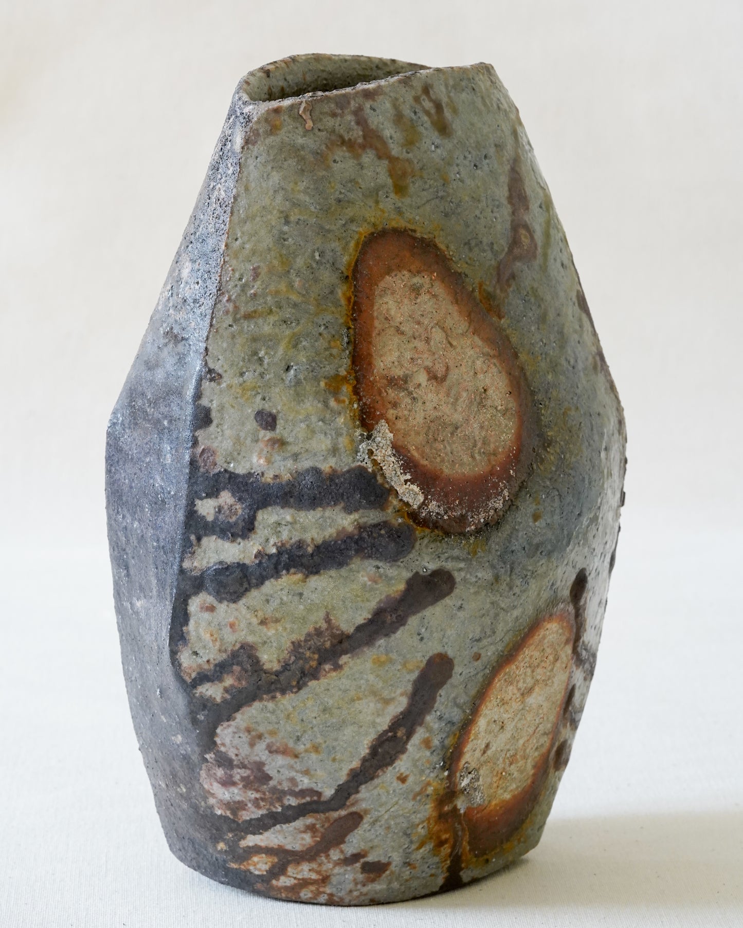 Bizen Flower Vase - "Shizen Nerikomi” | TOH-V006