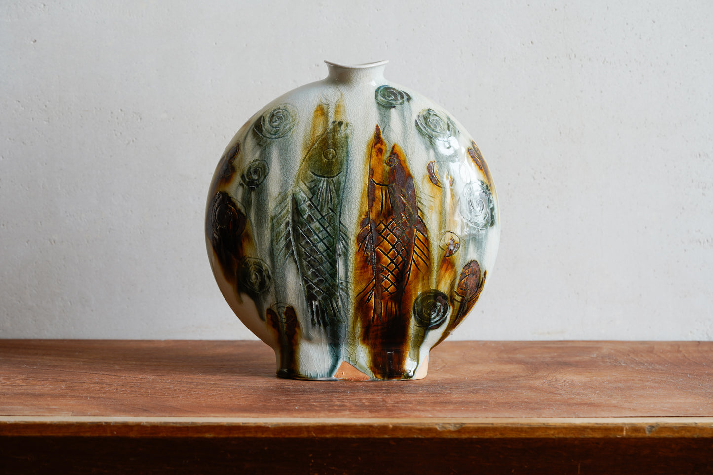 Henko Vase "Tetsu-e Senkoku" | MIT-V010