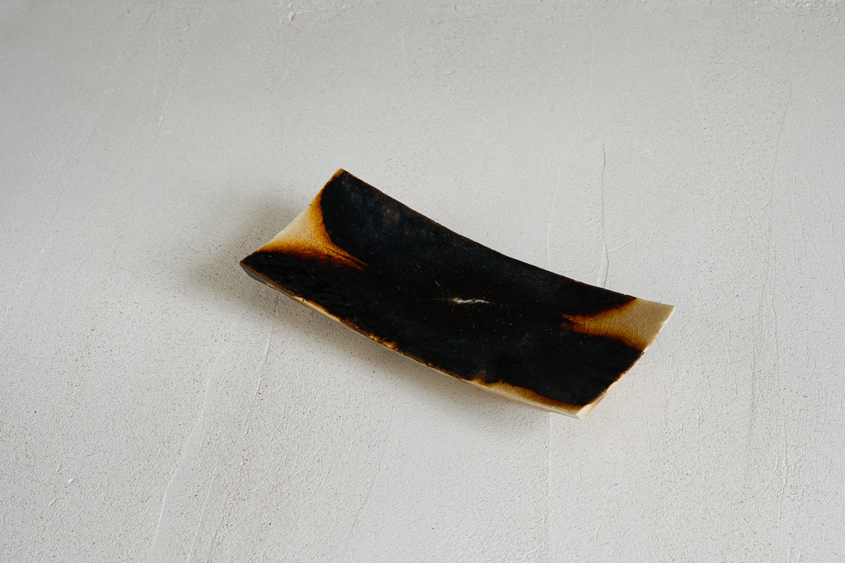 Ame Glaze Square Plate | SUH-P015
