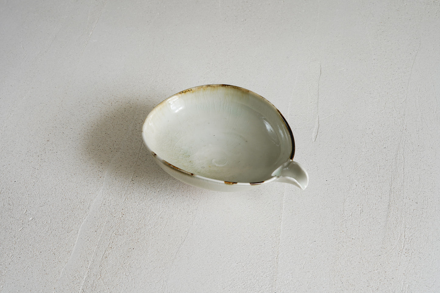 White Porcelain Katakuchi Bowl | MIT-P008