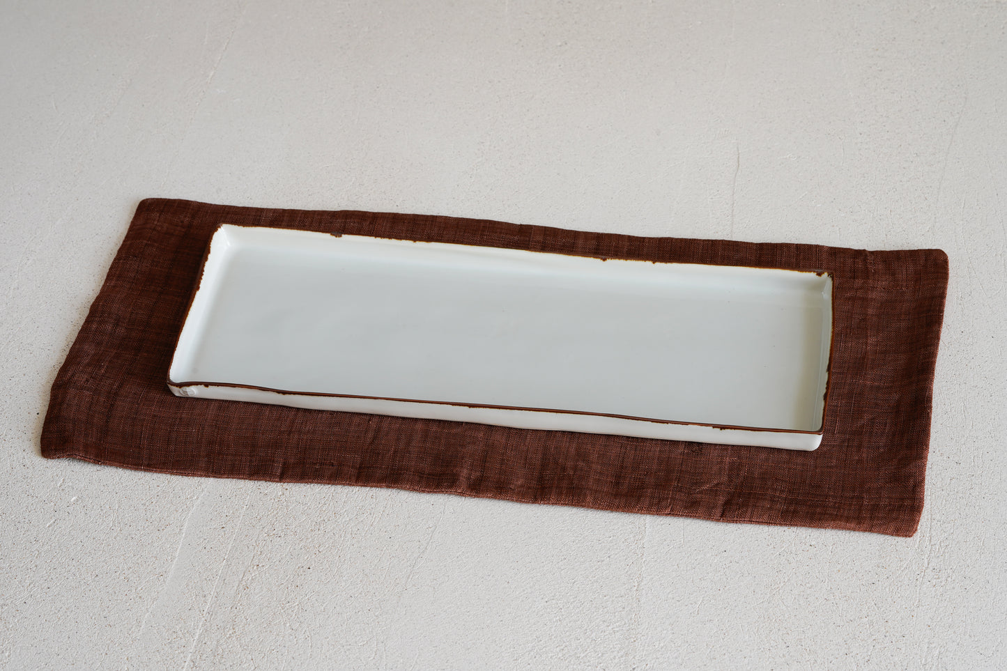 Rectangular Porcelain Plate | WAK-P006