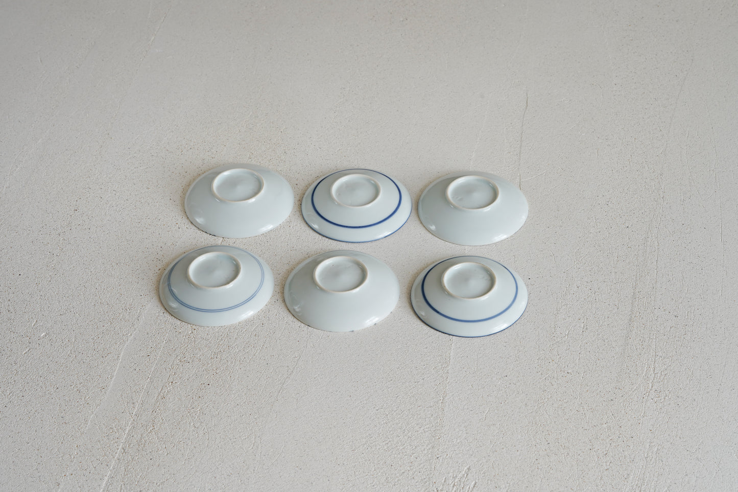 Set of 6 Small Plates "Mamezara" | KAM-P001-A