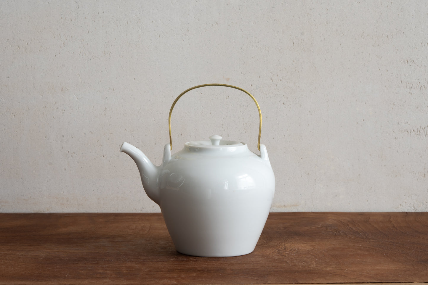 Porcelain Pot Brass Handle (M) | MUY-T002