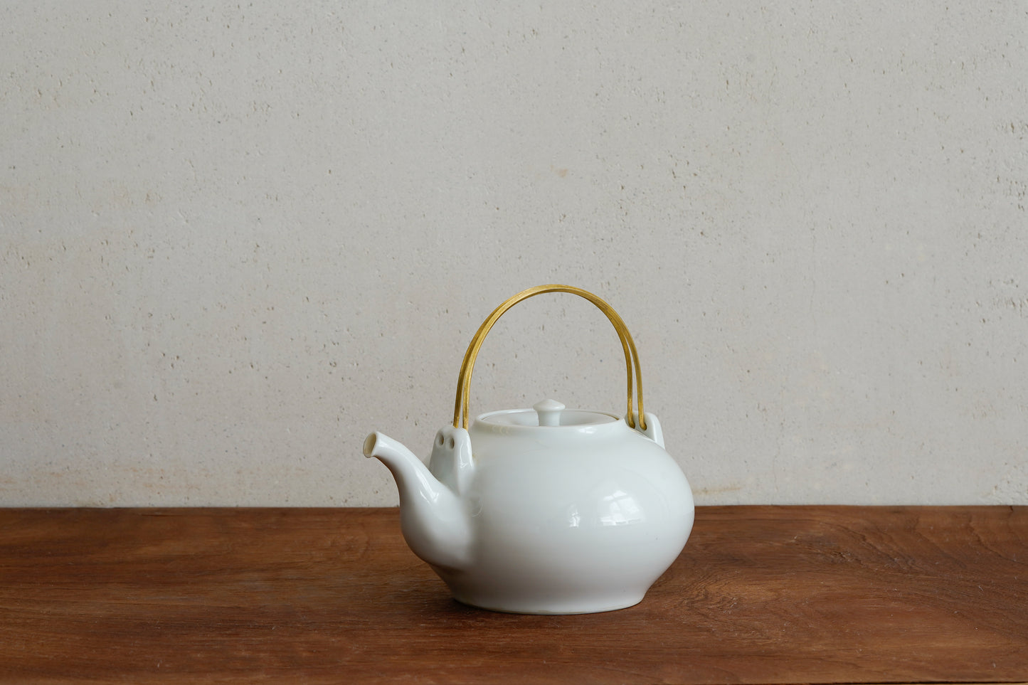 Porcelain Pot Brass Handle (S) | MUY-T001