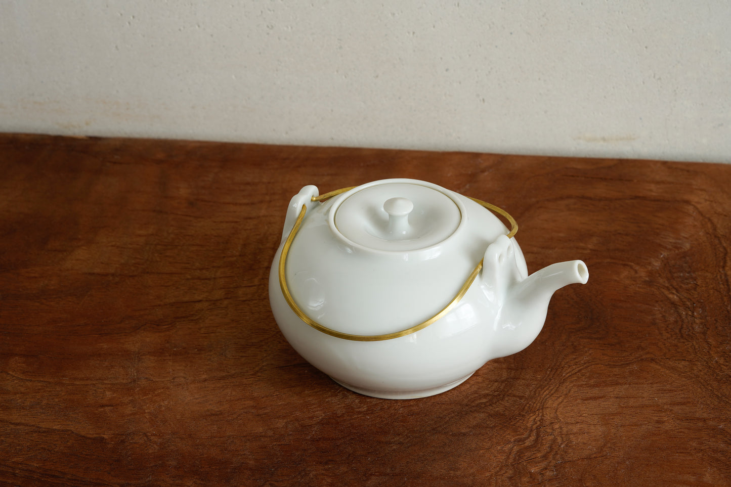 Porcelain Pot Brass Handle (S) | MUY-T001