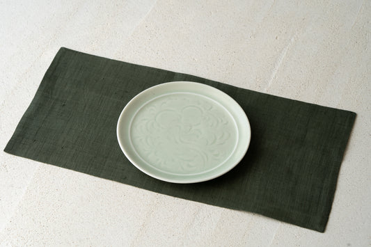 Celadon Plate "Song Karakusa" 18 cm | MUY-P004