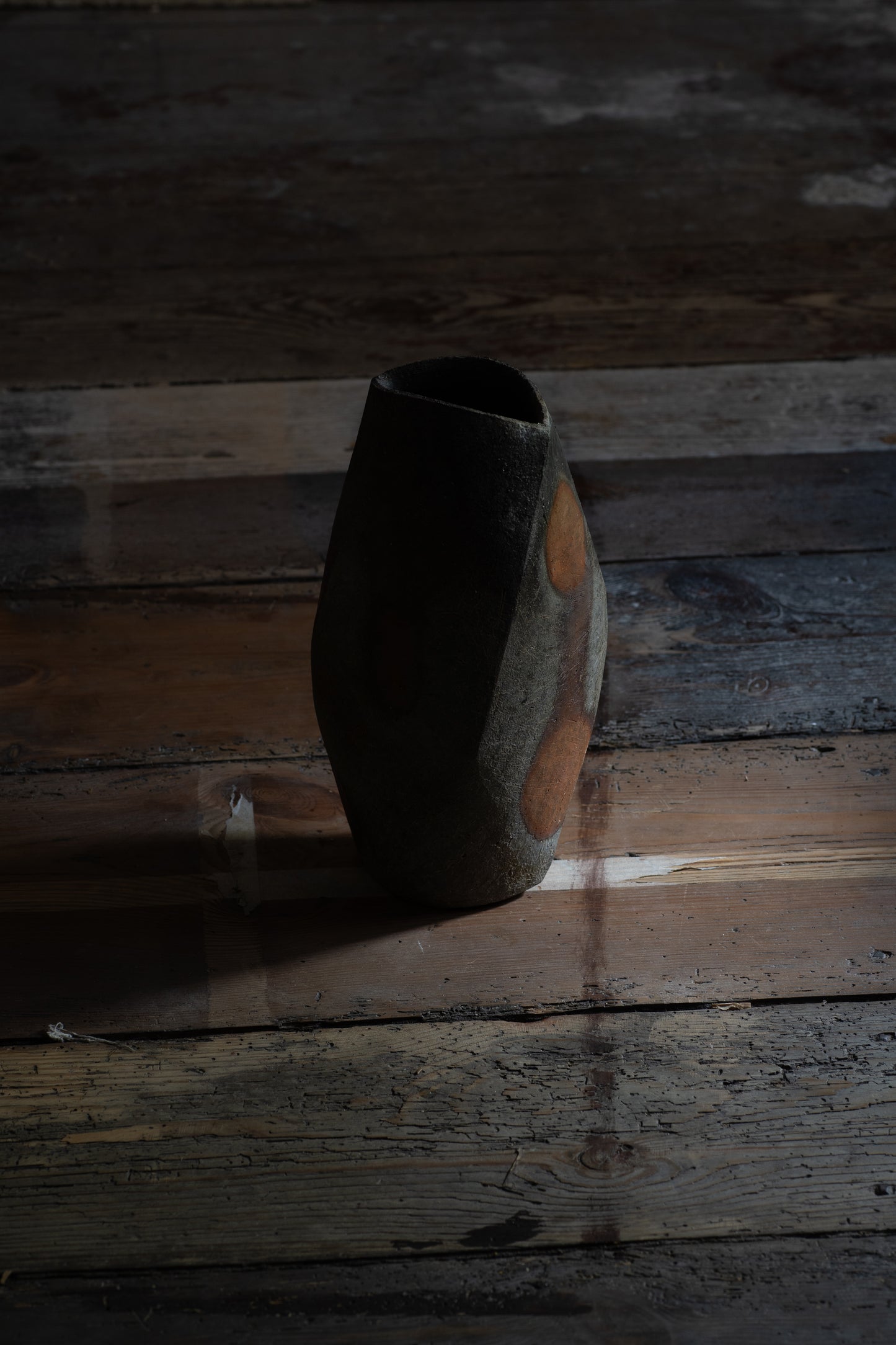 Bizen Flower Vase - "Shizen Nerikomi” | TOH-V005