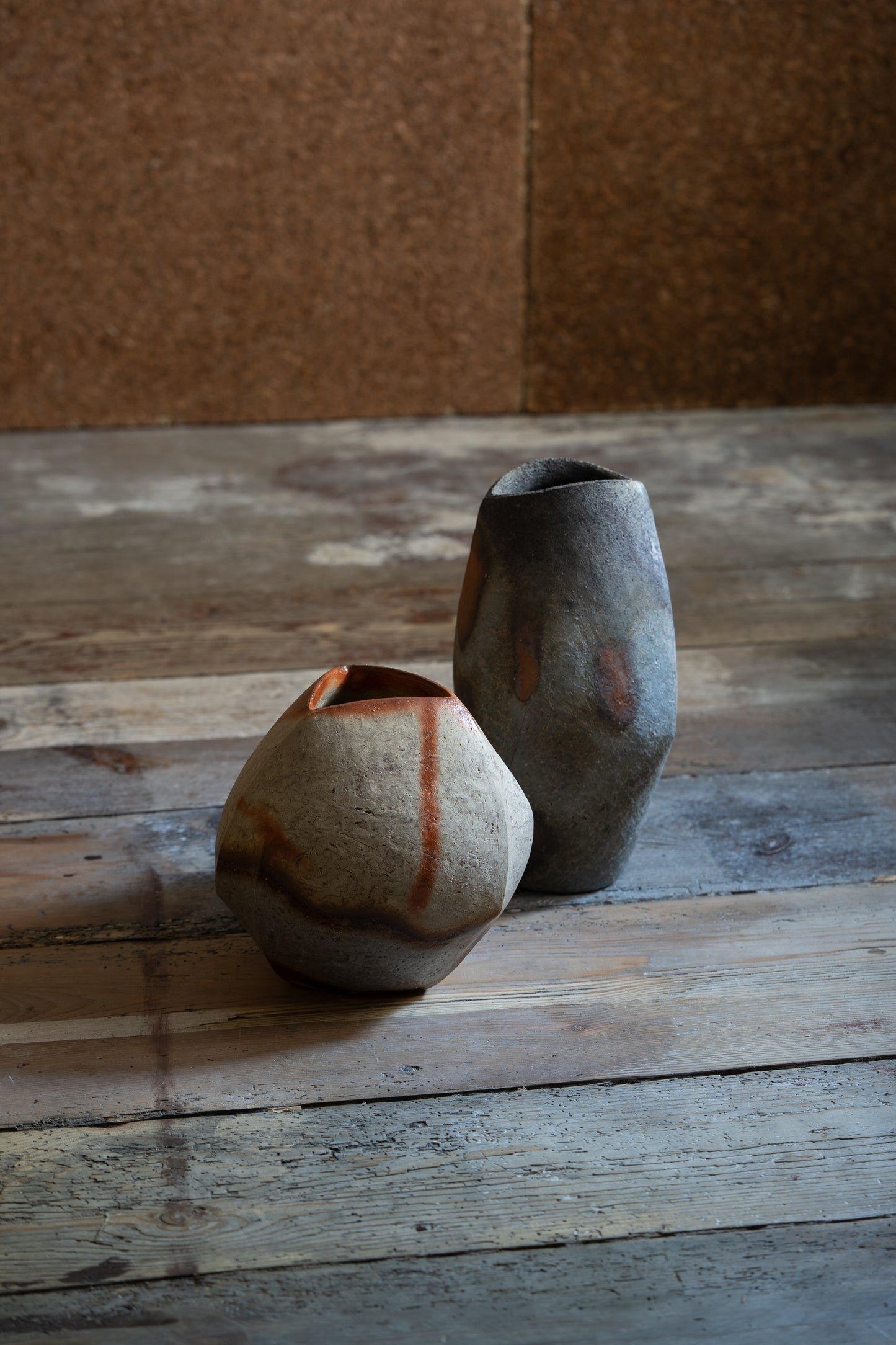 Bizen Flower Vase - "Shizen Nerikomi" | TOH-V003