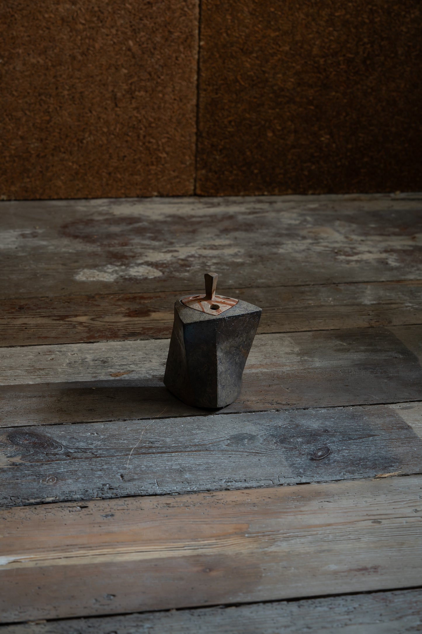 Bizen Incense Burner - "Shizen Nerikomi” | TOH-M003