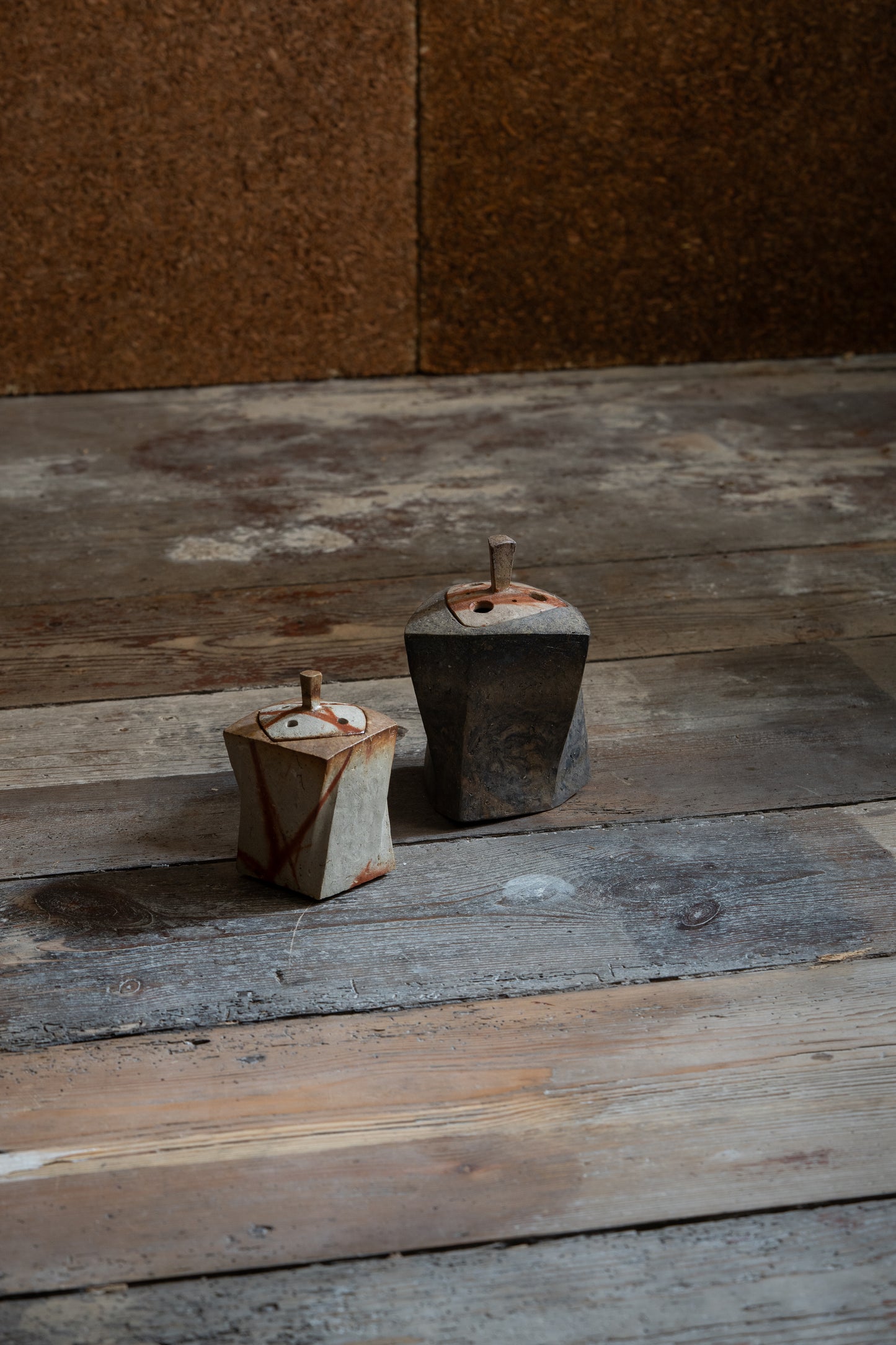 Bizen Incense Burner - "Shizen Nerikomi” | TOH-M002