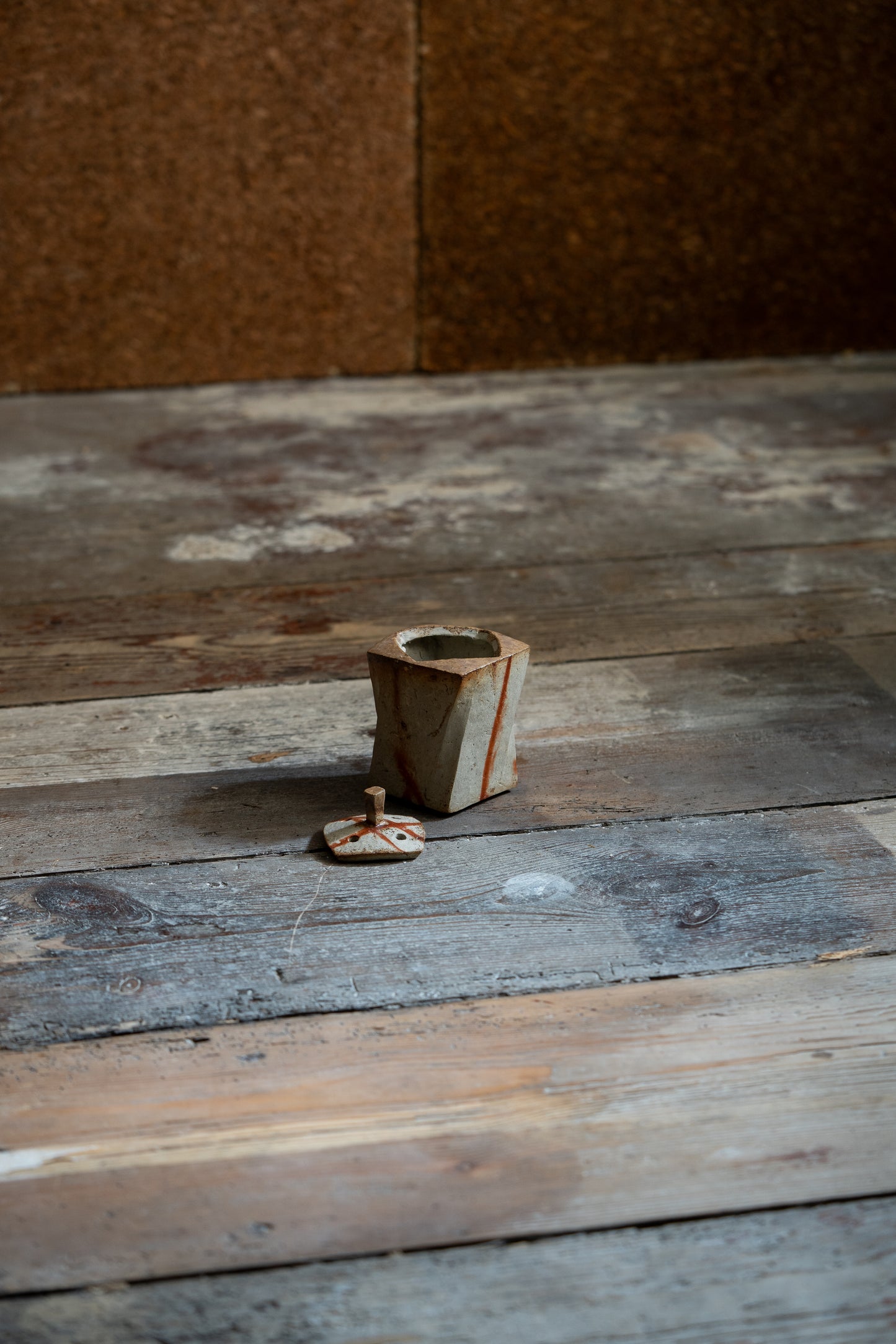 Bizen Incense Burner - "Shizen Nerikomi” | TOH-M002
