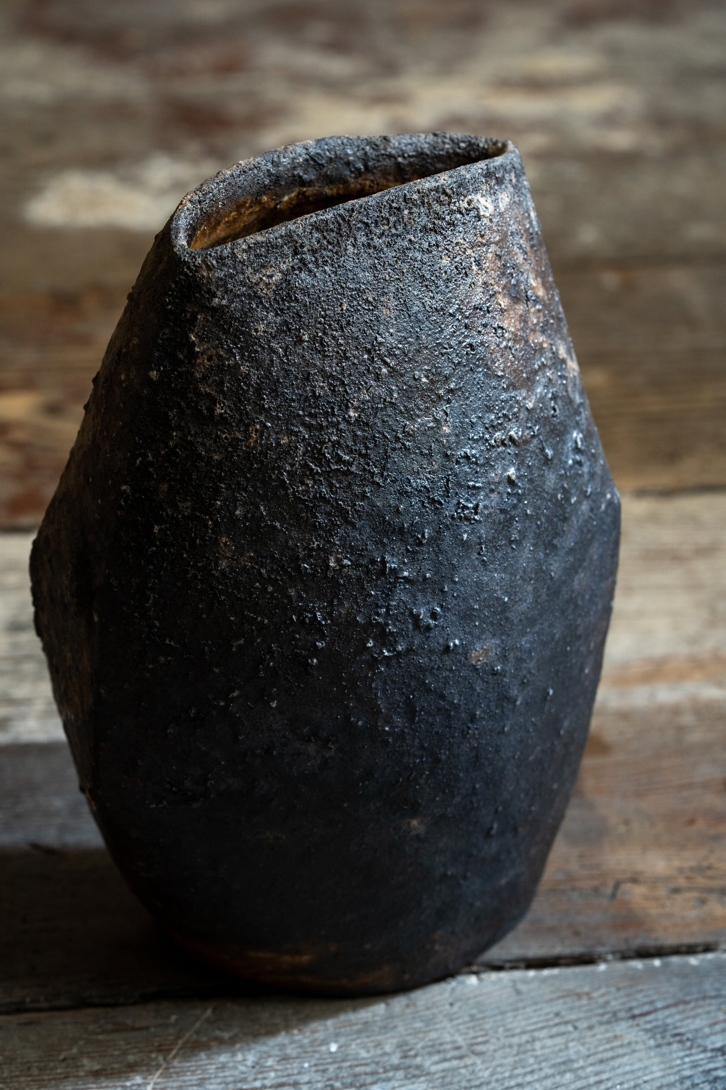 Bizen Flower Vase - "Shizen Nerikomi” | TOH-V006
