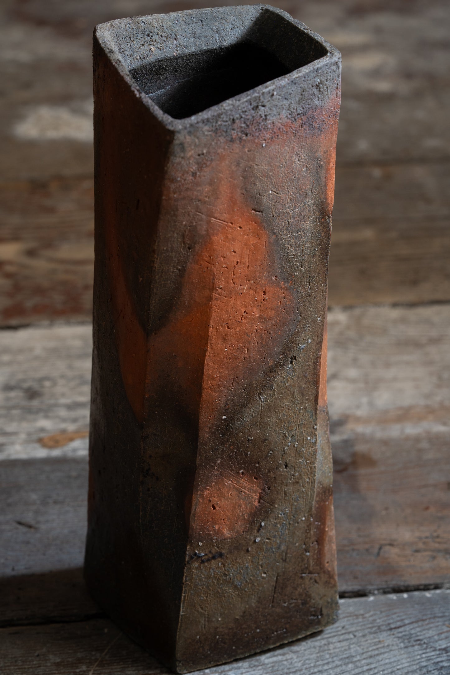 Bizen Flower Vase - "Shizen Nerikomi” | TOH-V002