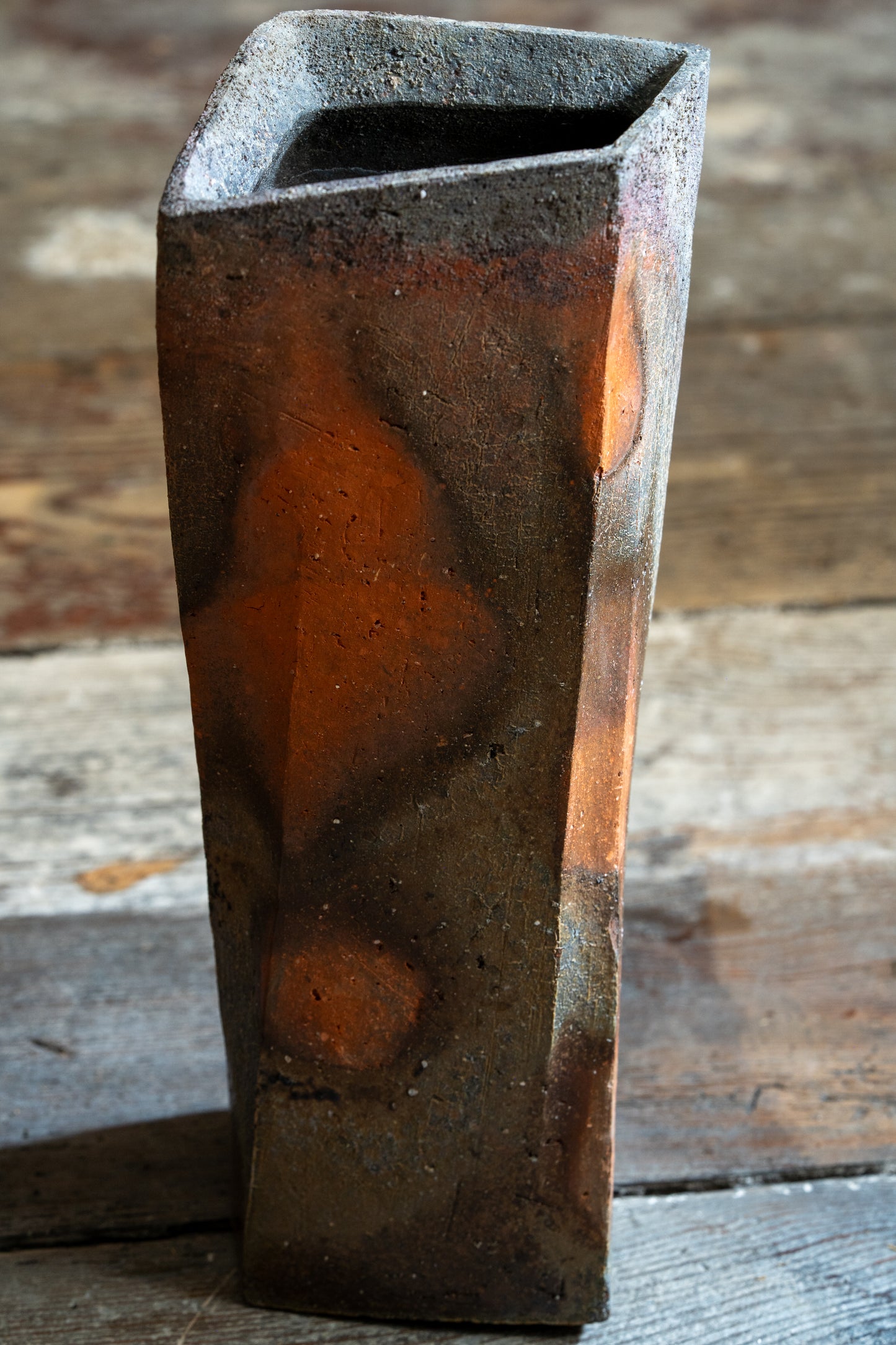 Bizen Flower Vase - "Shizen Nerikomi” | TOH-V002