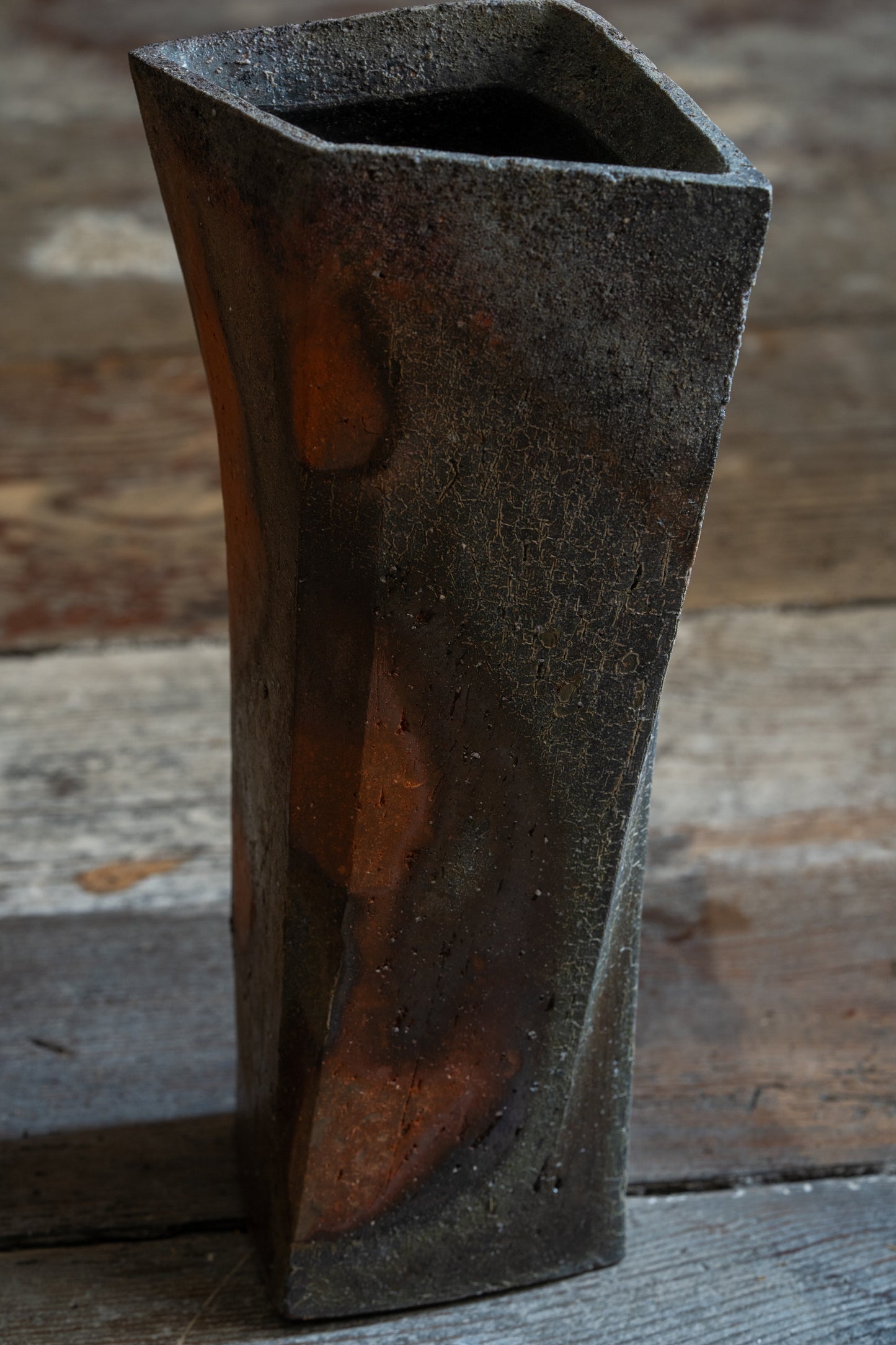 Bizen Flower Vase - "Shizen Nerikomi” | TOH-V002