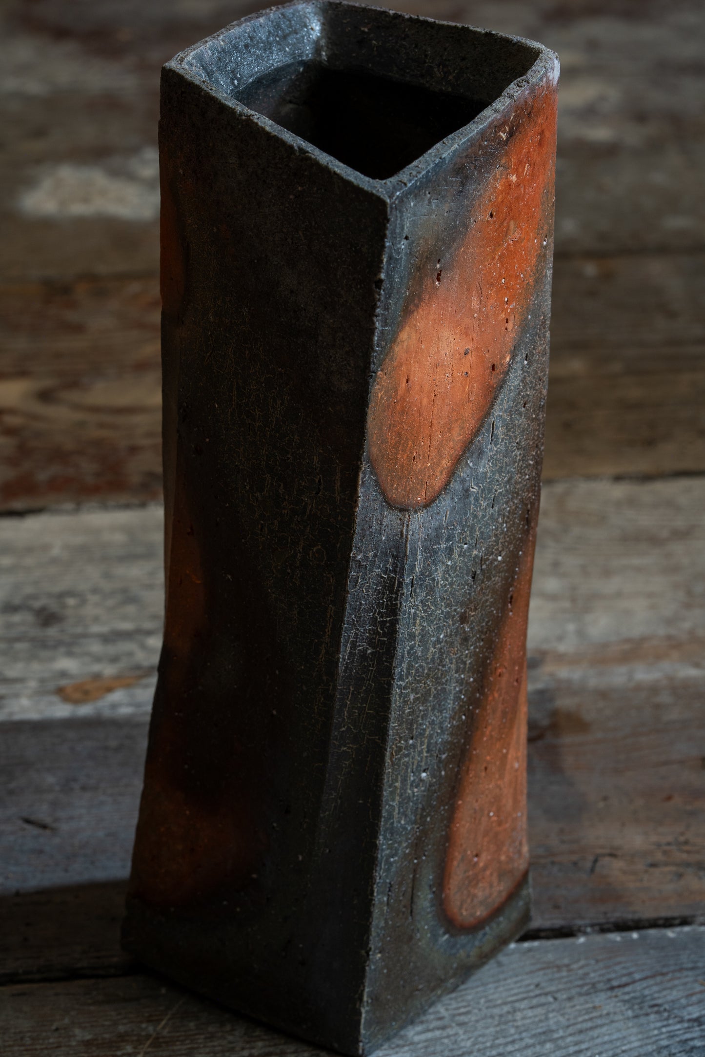 Bizen Flower Vase - "Shizen Nerikomi” | TOH-V002