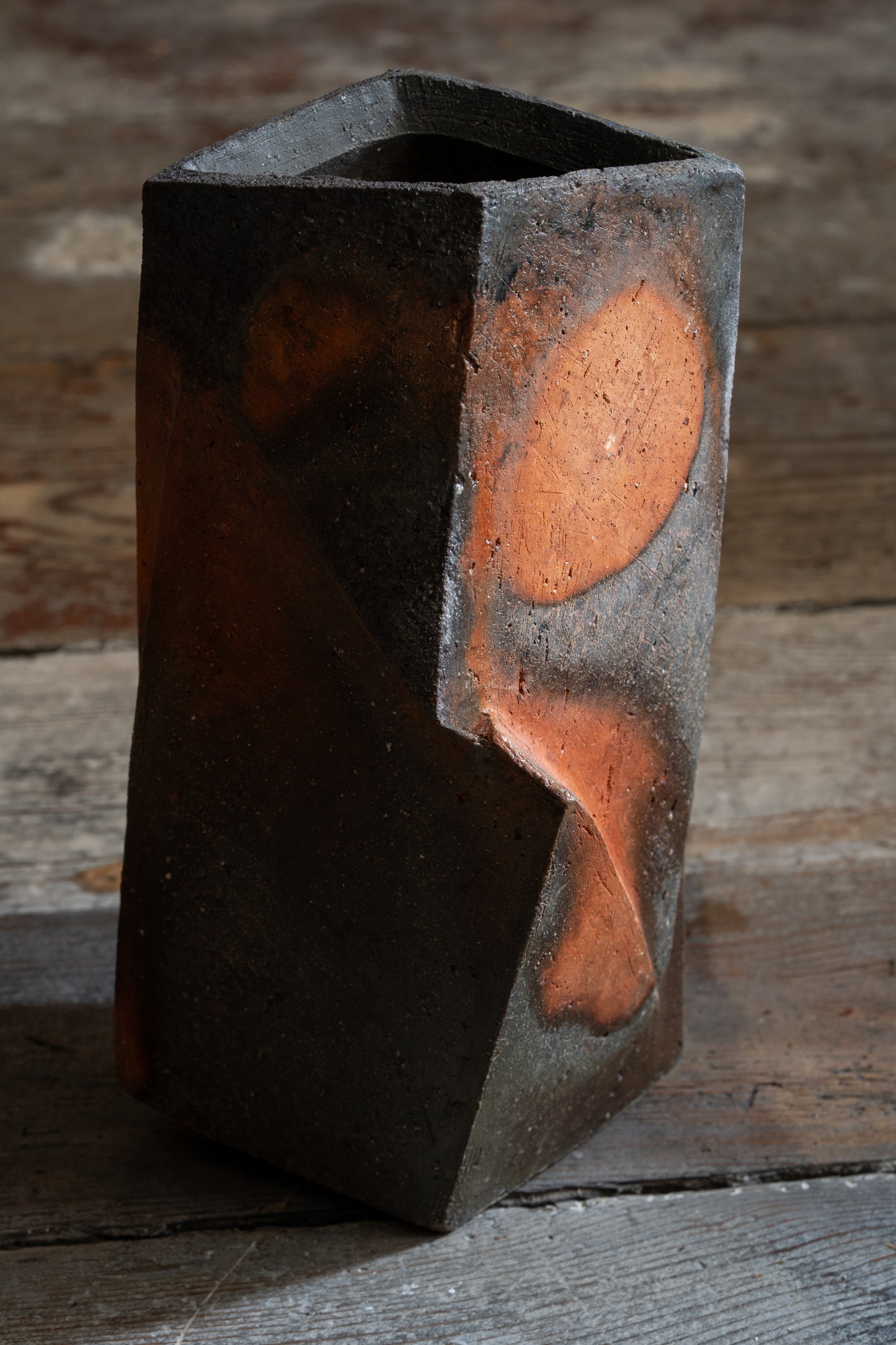 Bizen Flower Vase - "Shizen Nerikomi” | TOH-V004