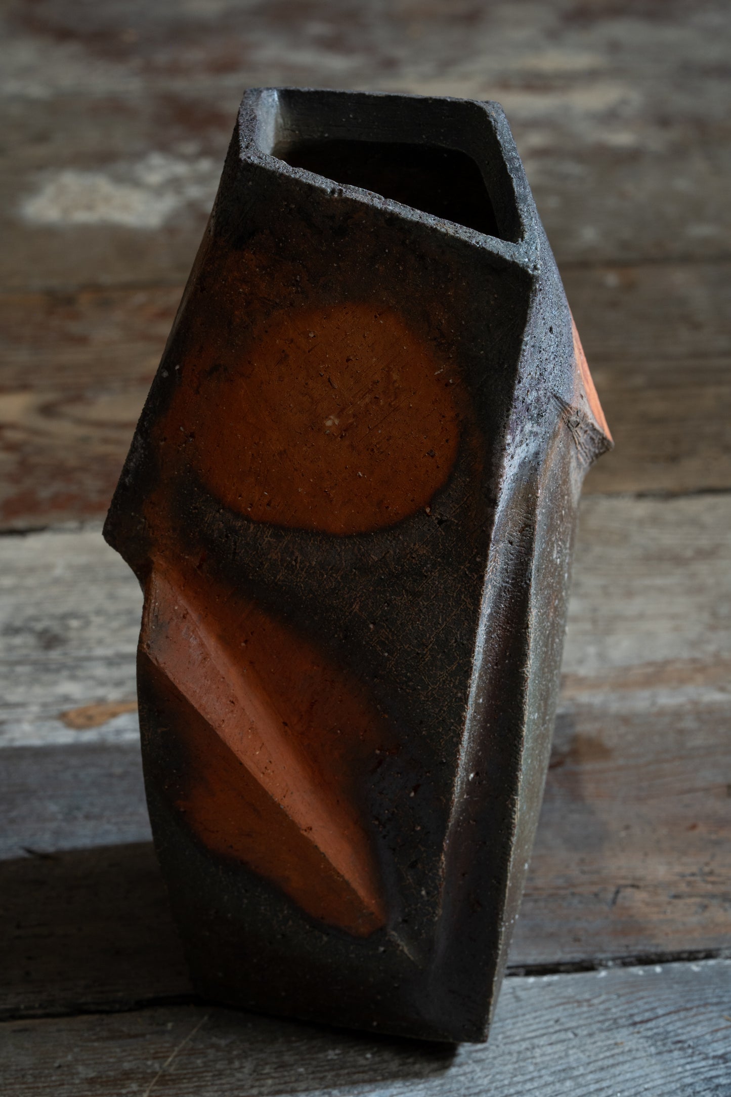 Bizen Flower Vase - "Shizen Nerikomi” | TOH-V004